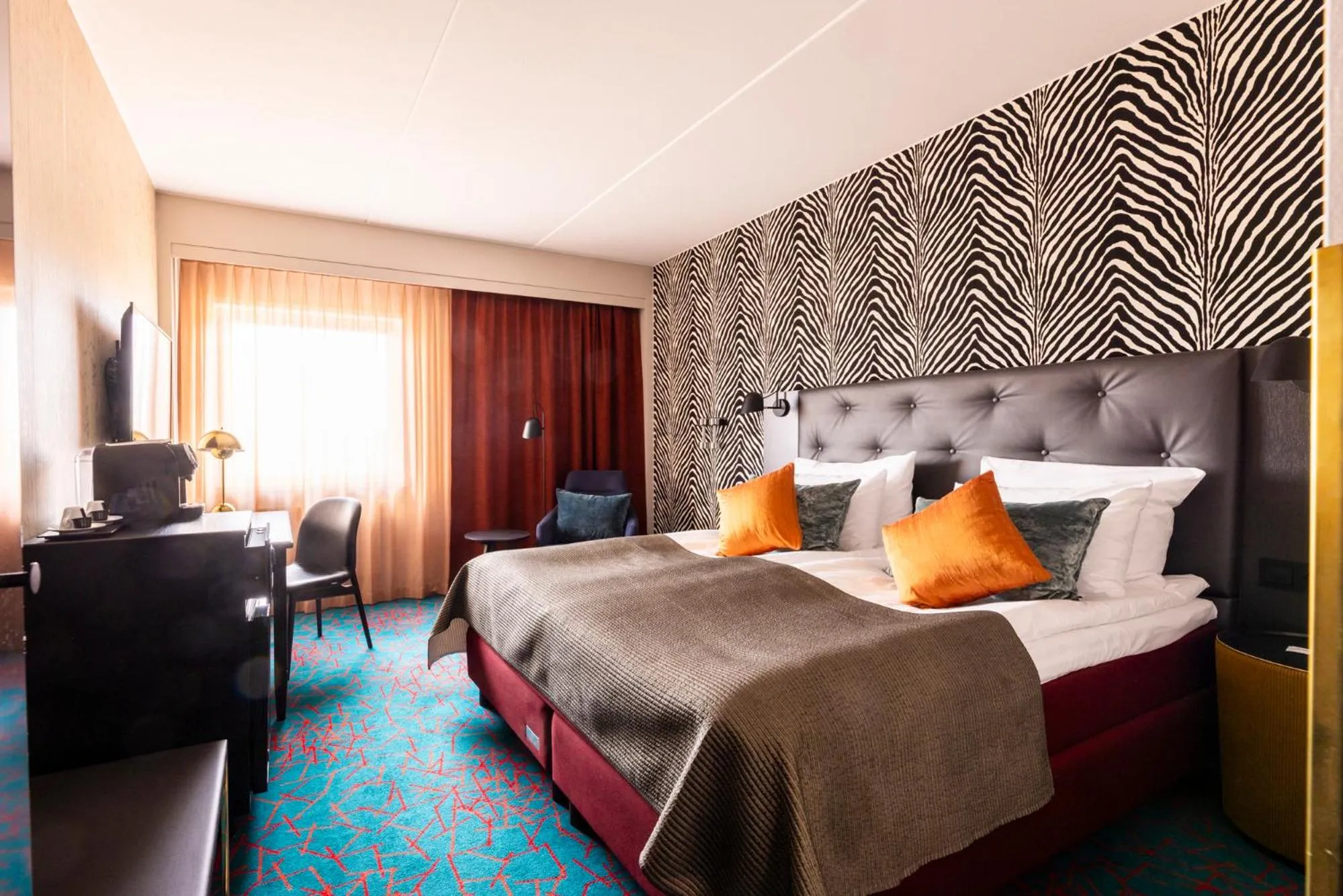 Bed in ProfilHotels Nacka