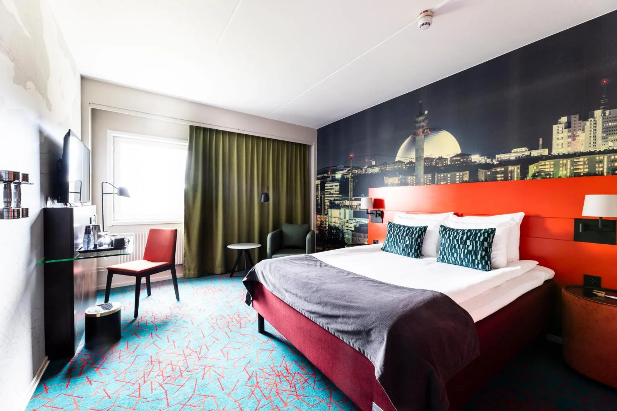 Photo of the whole room, Bed in ProfilHotels Nacka