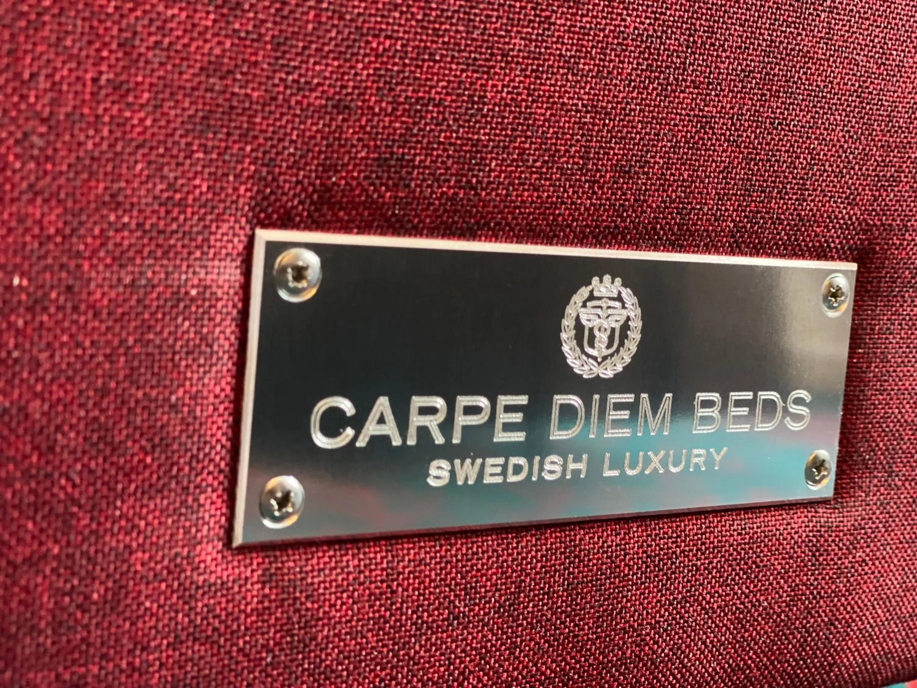 Bed in ProfilHotels Nacka