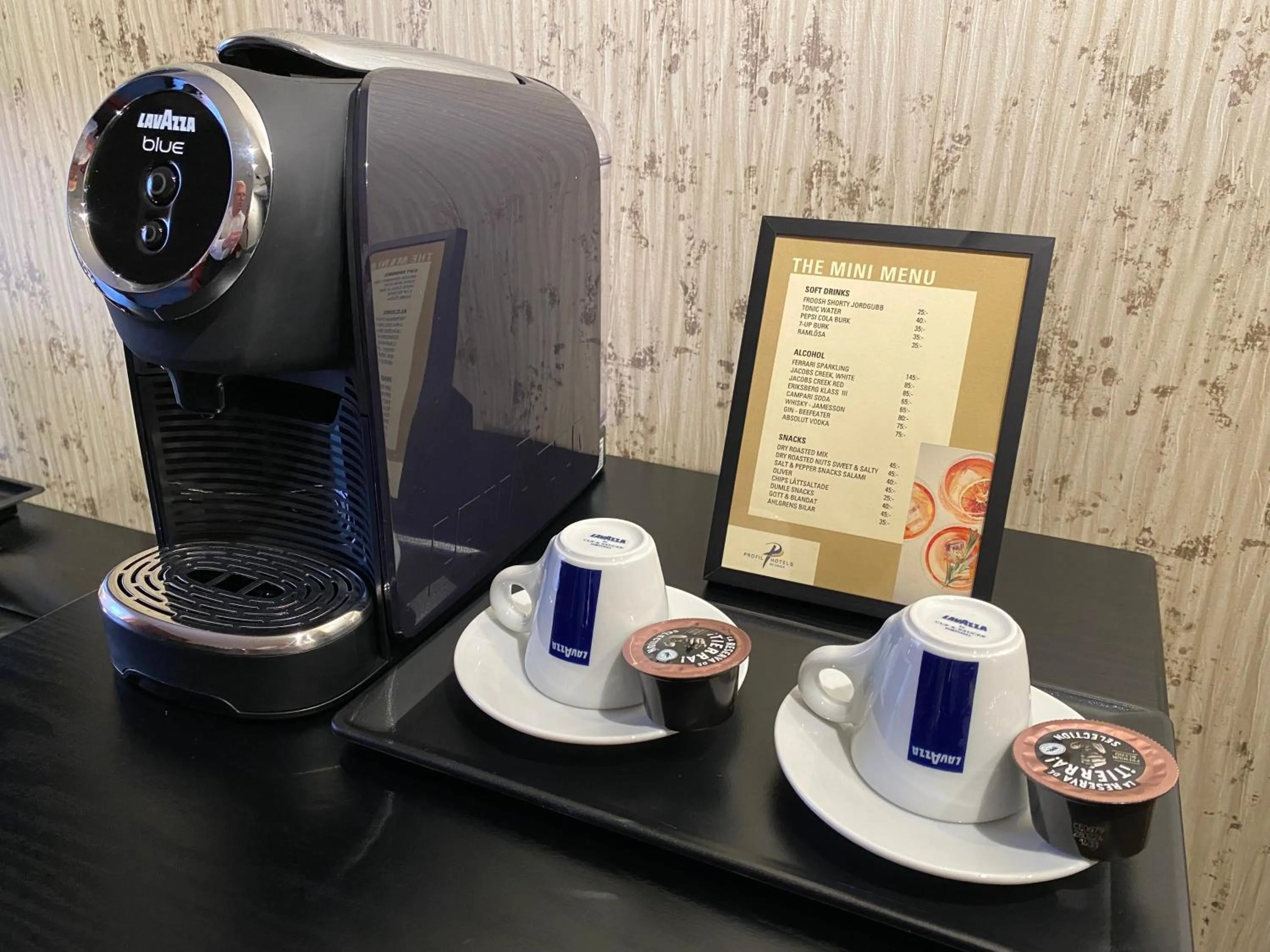 Coffee/tea facilities in ProfilHotels Nacka