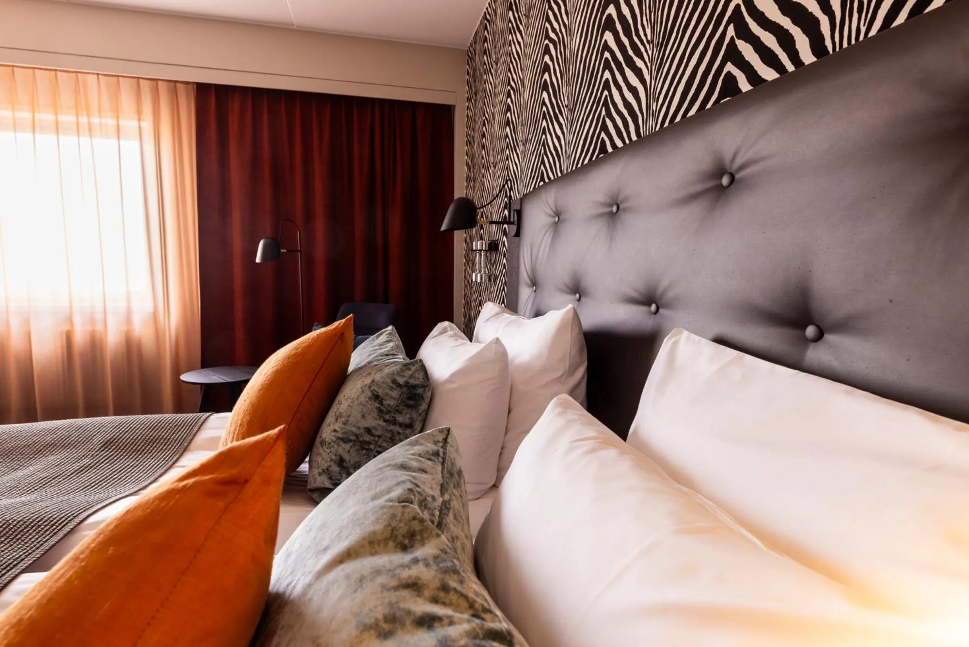 Bed in ProfilHotels Nacka