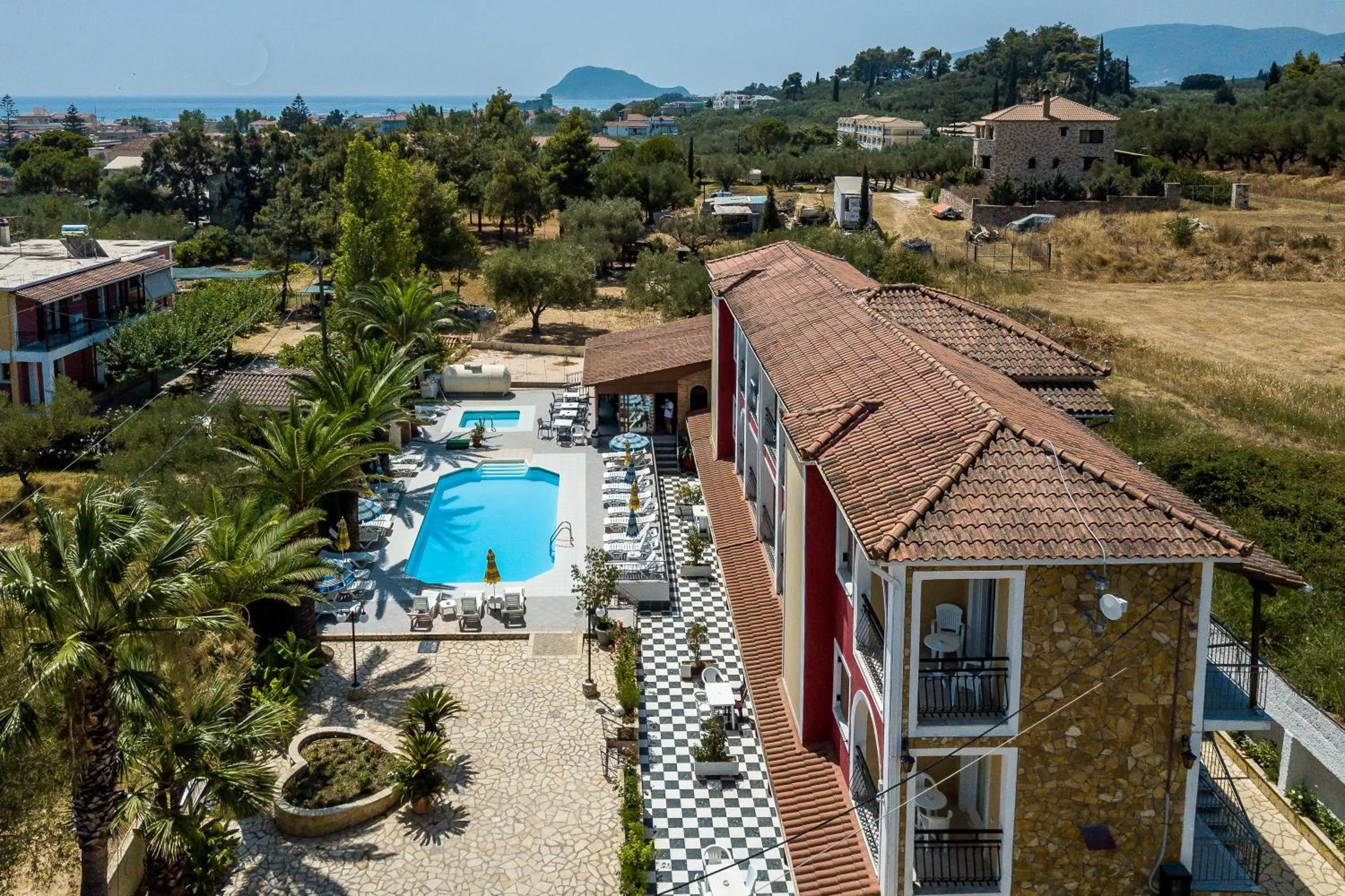 Bird's eye view in Rose Club Apartments