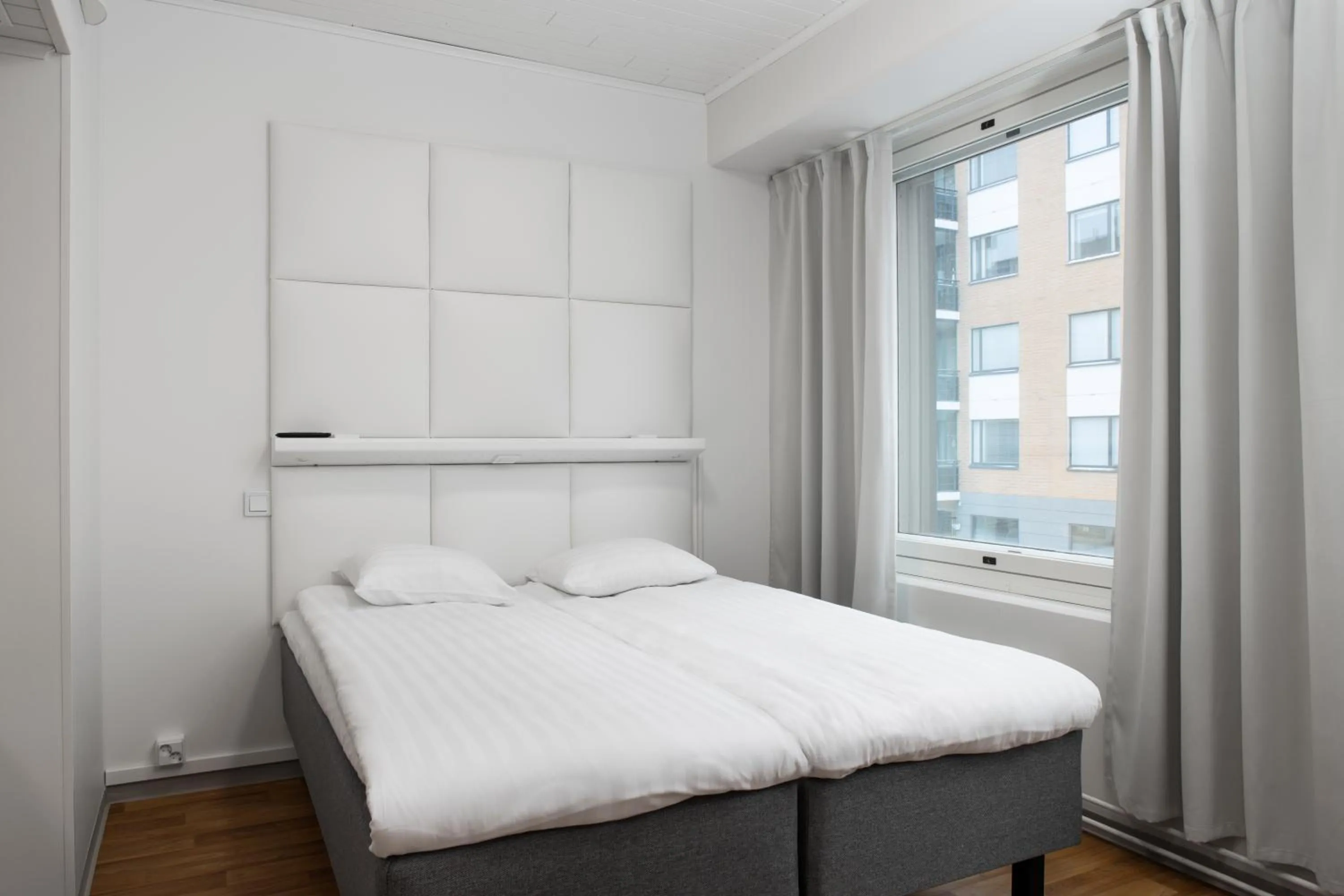 Bed in Omena Hotel Pori