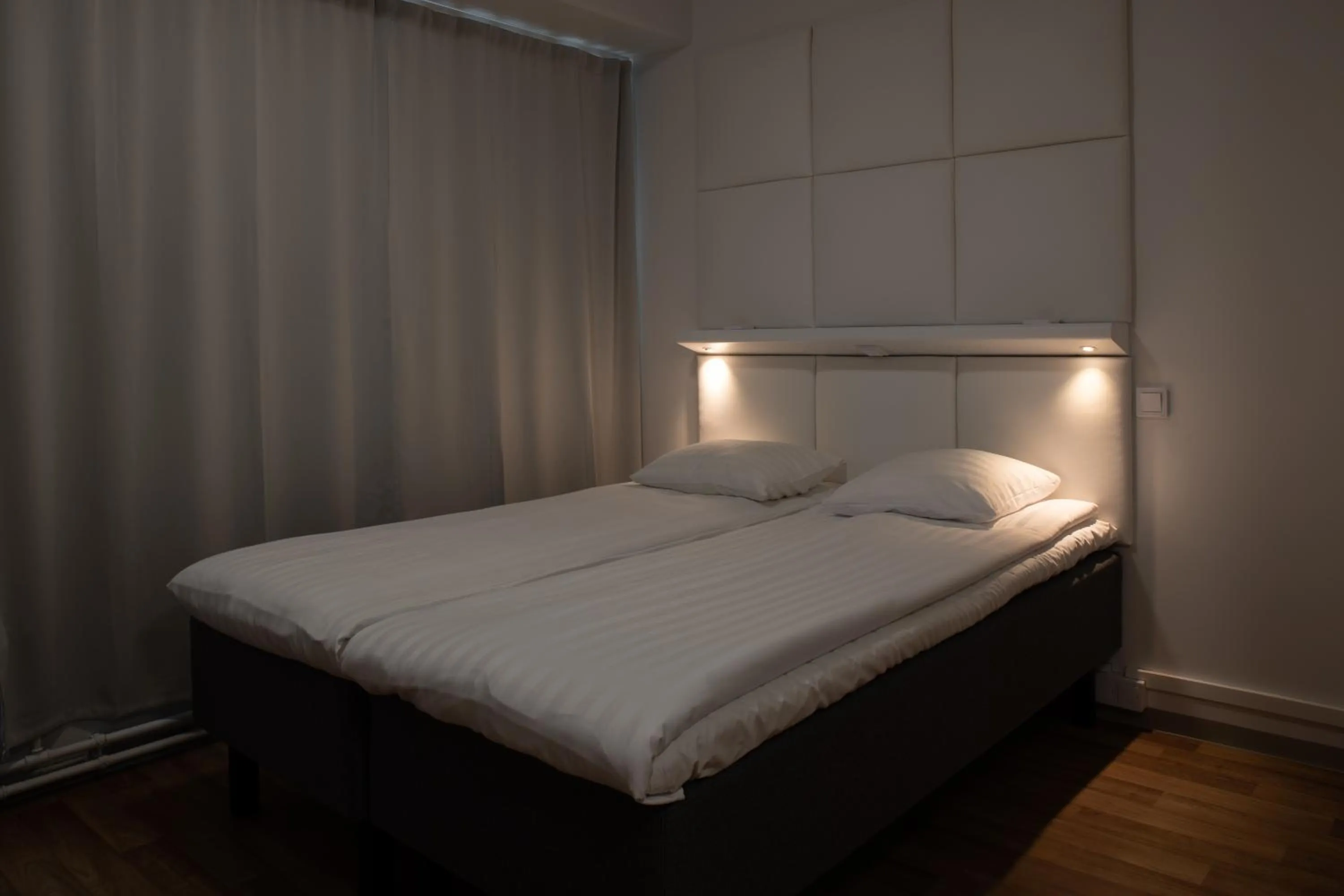 Bed in Omena Hotel Pori