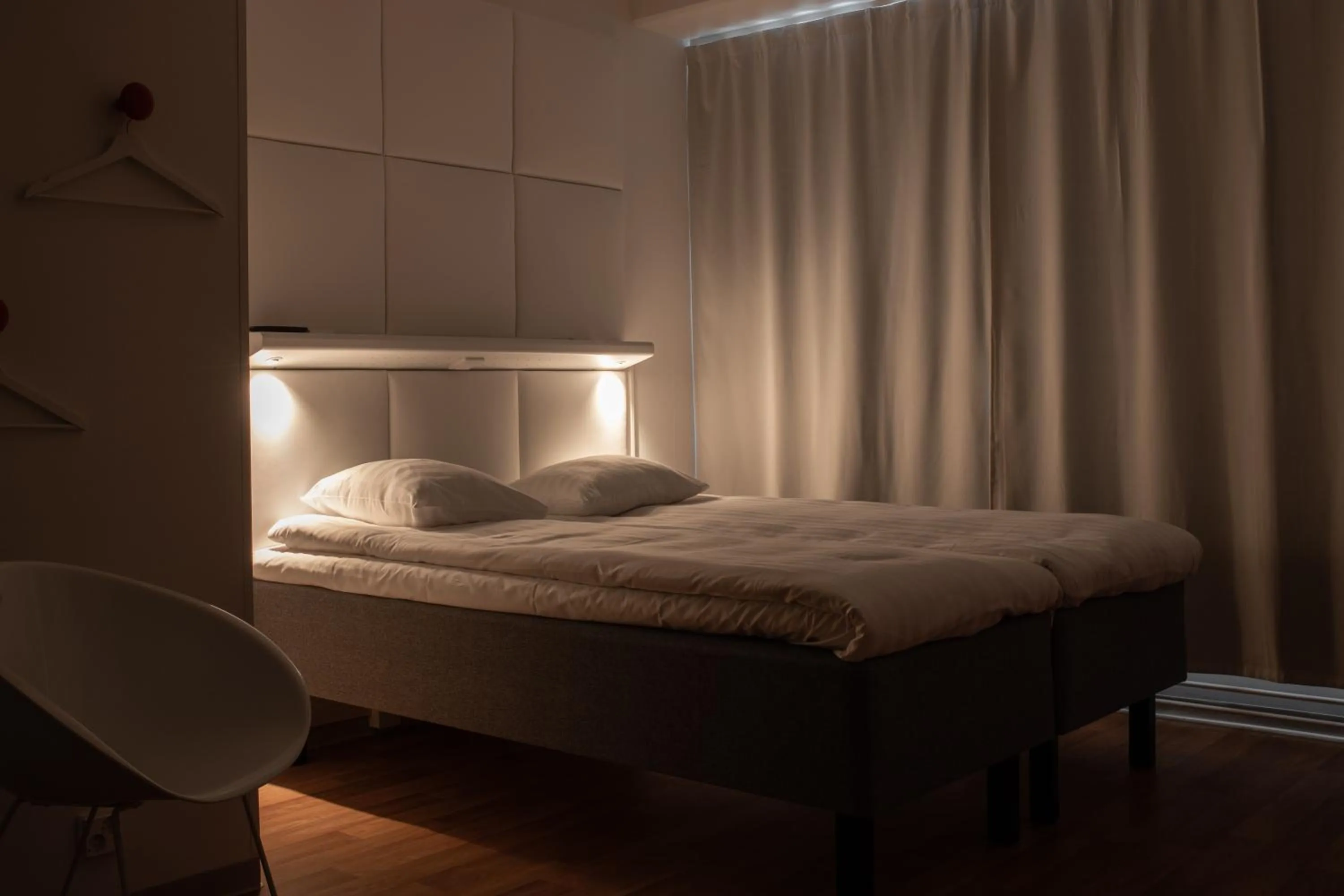 Bed in Omena Hotel Pori