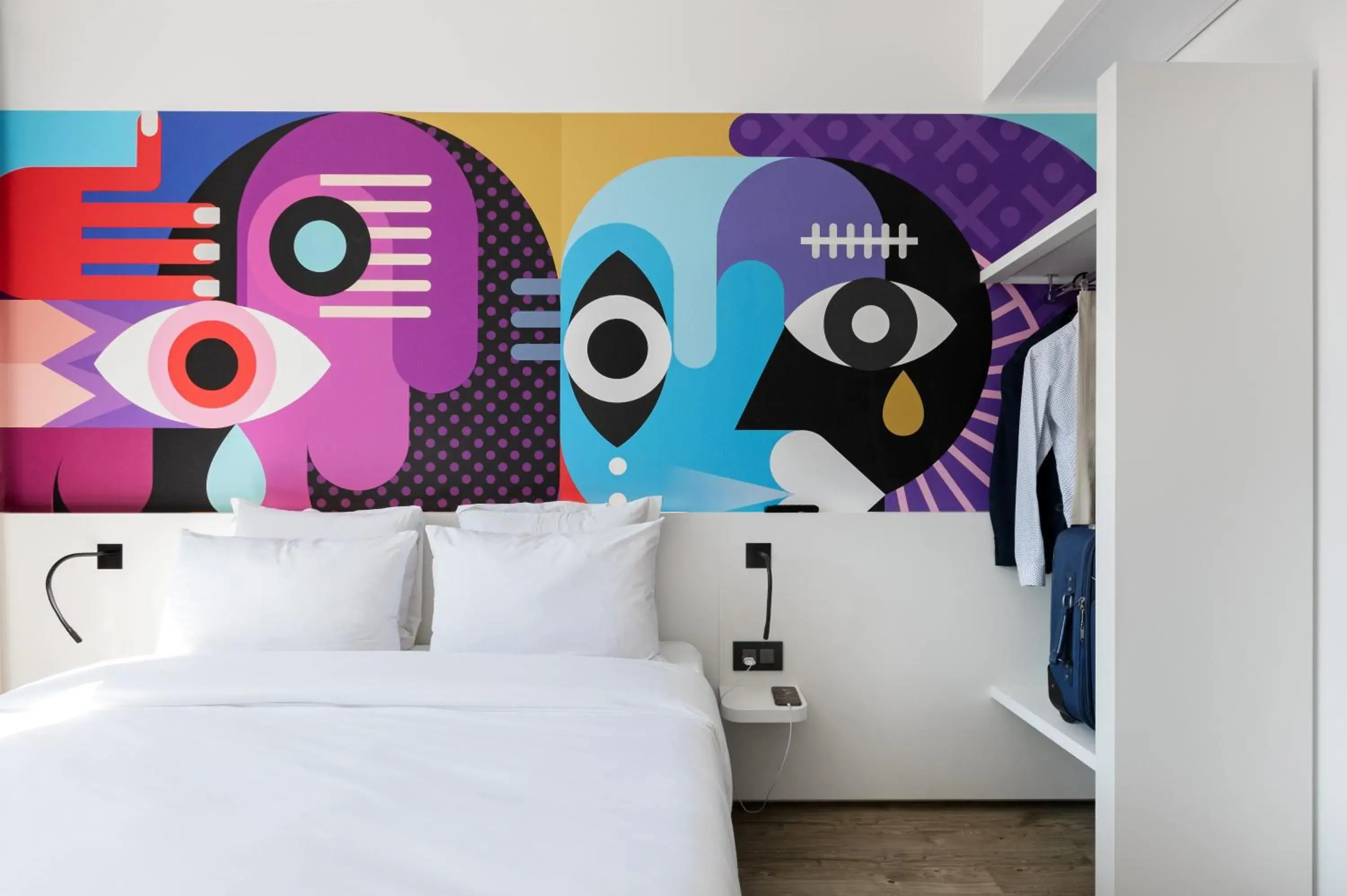 Bed in B&B HOTEL St Gallen Bed in B&B HOTEL St Gallen