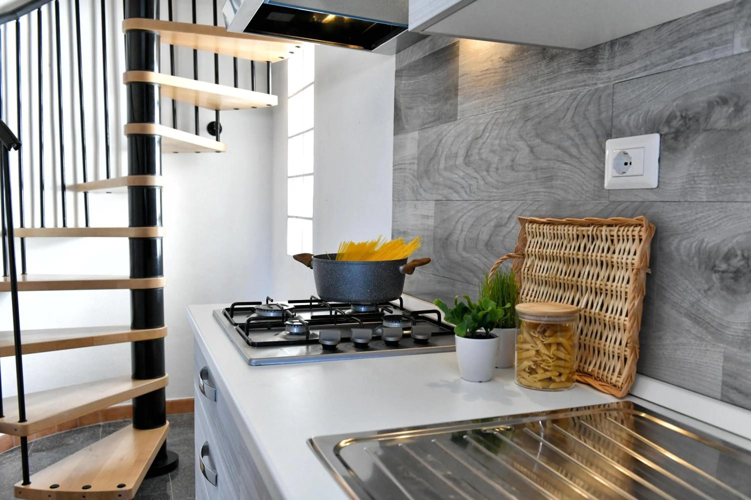 Kitchen or kitchenette in Residence Chiaro di Luna