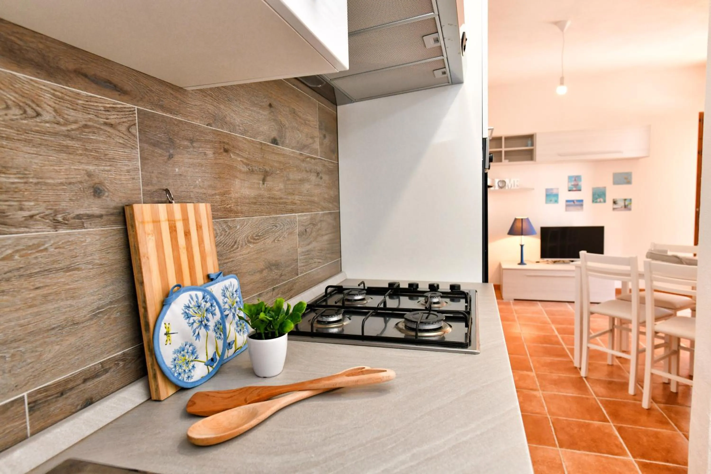 Kitchen or kitchenette in Residence Chiaro di Luna