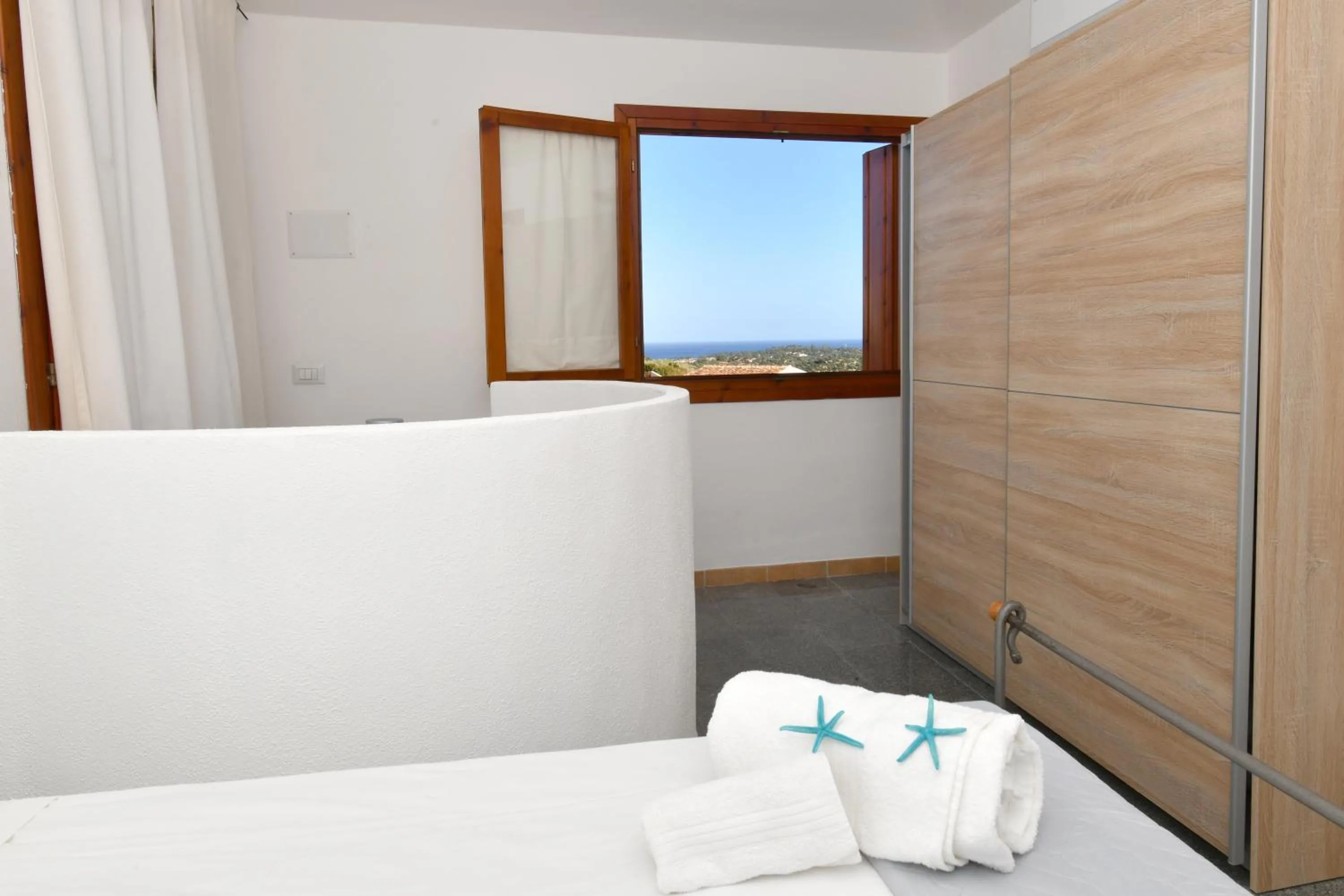 View (from property/room), Bed in Residence Chiaro di Luna