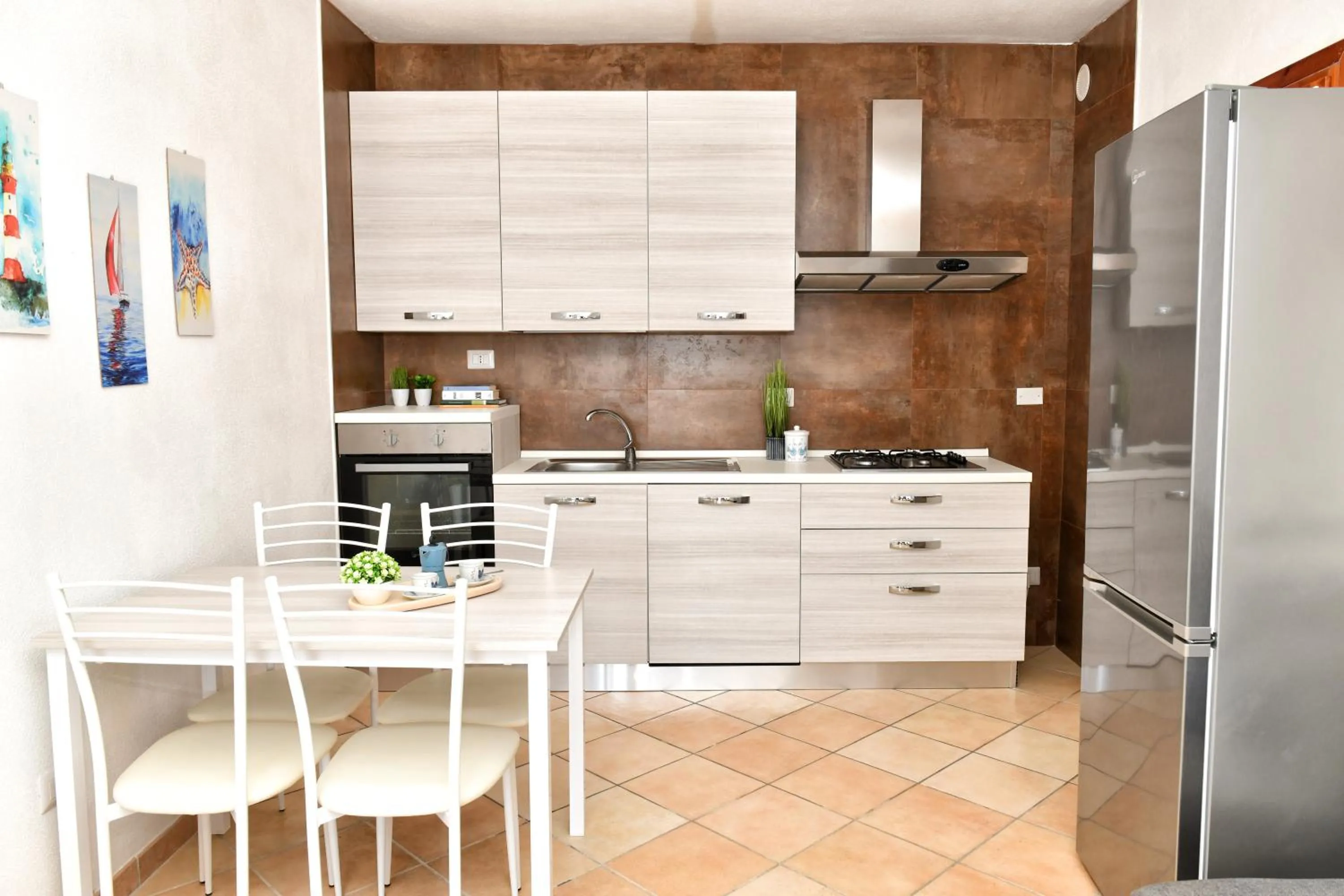 Kitchen or kitchenette in Residence Chiaro di Luna