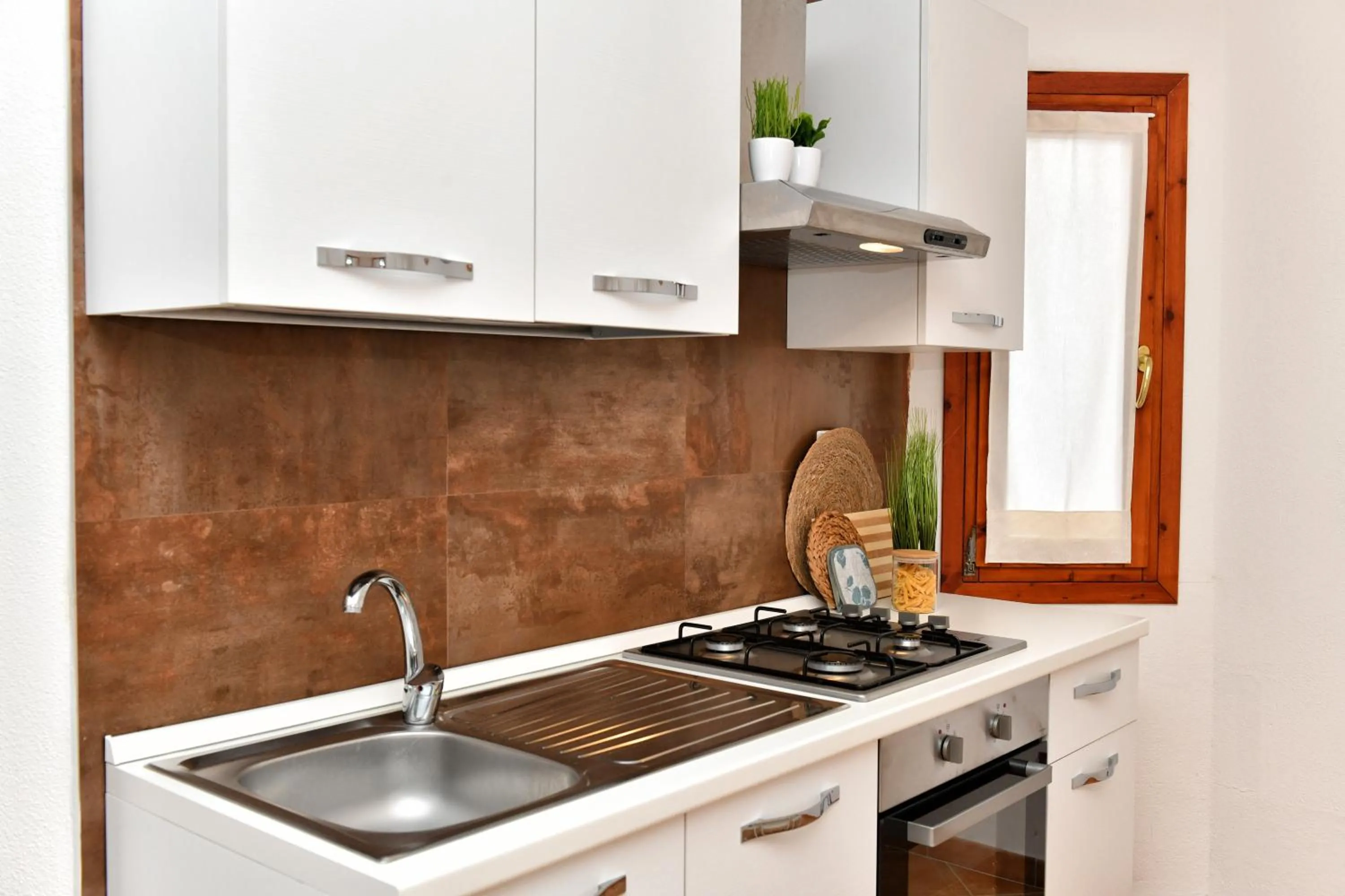 Kitchen or kitchenette in Residence Chiaro di Luna