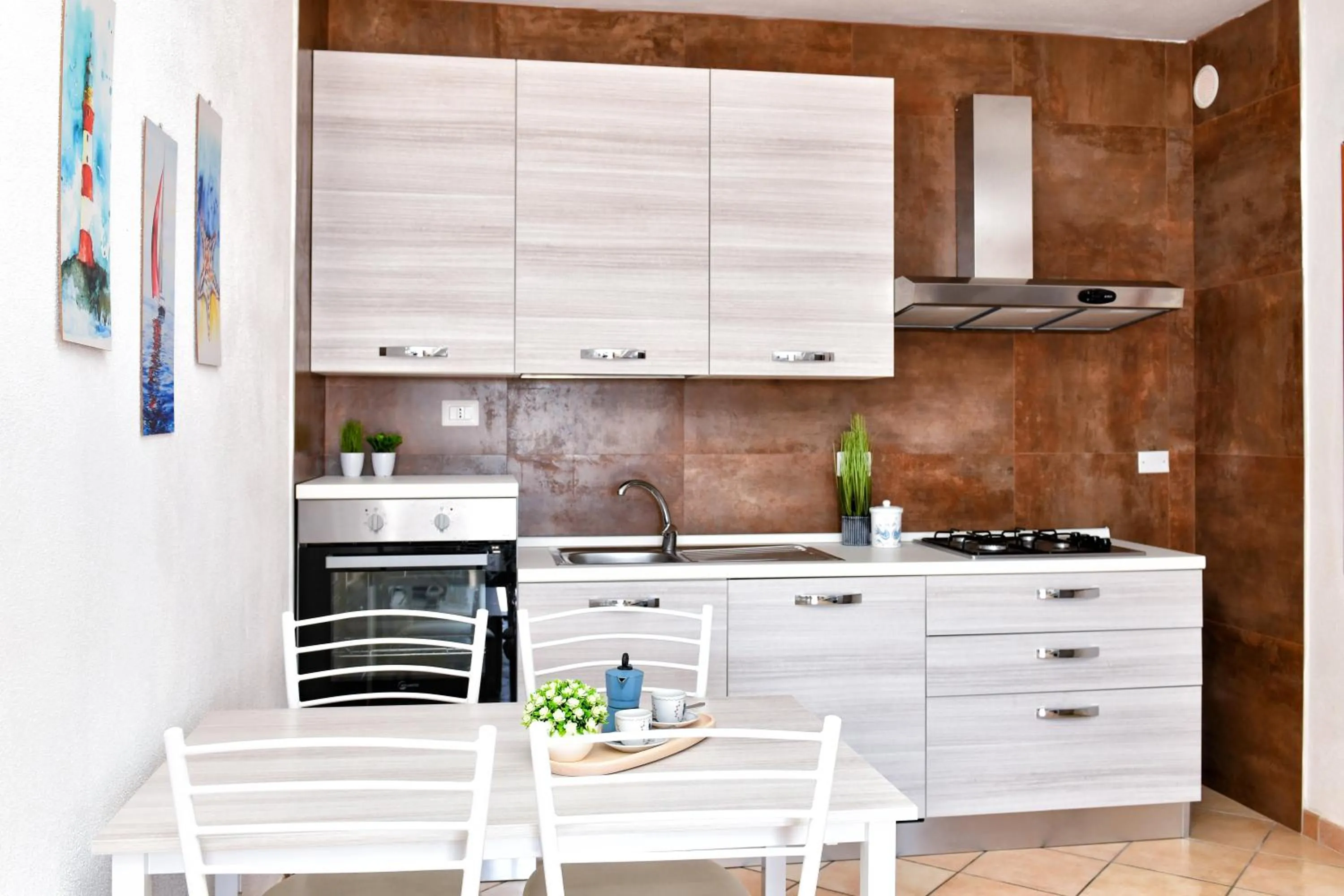 Kitchen or kitchenette in Residence Chiaro di Luna