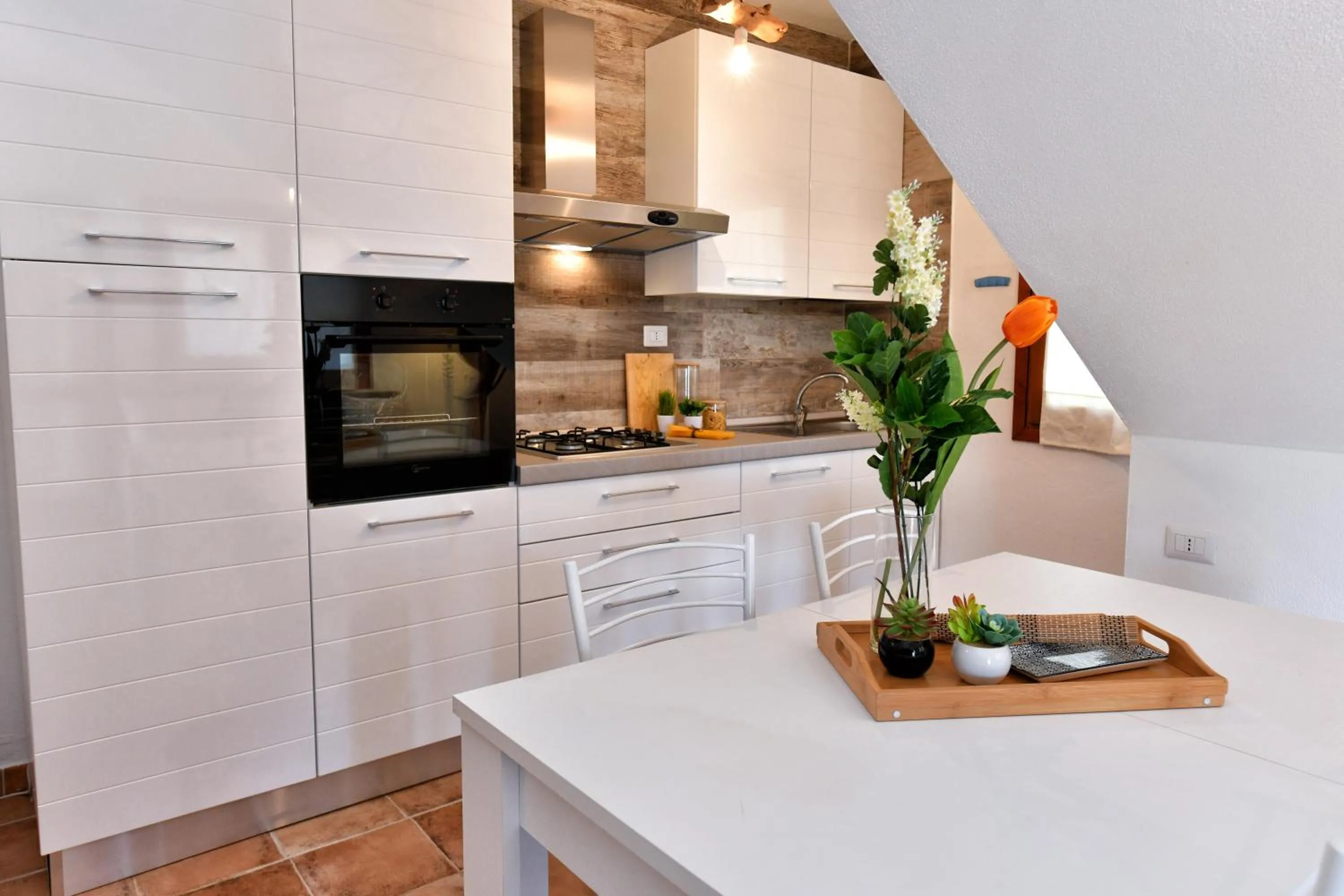 Kitchen or kitchenette in Residence Chiaro di Luna