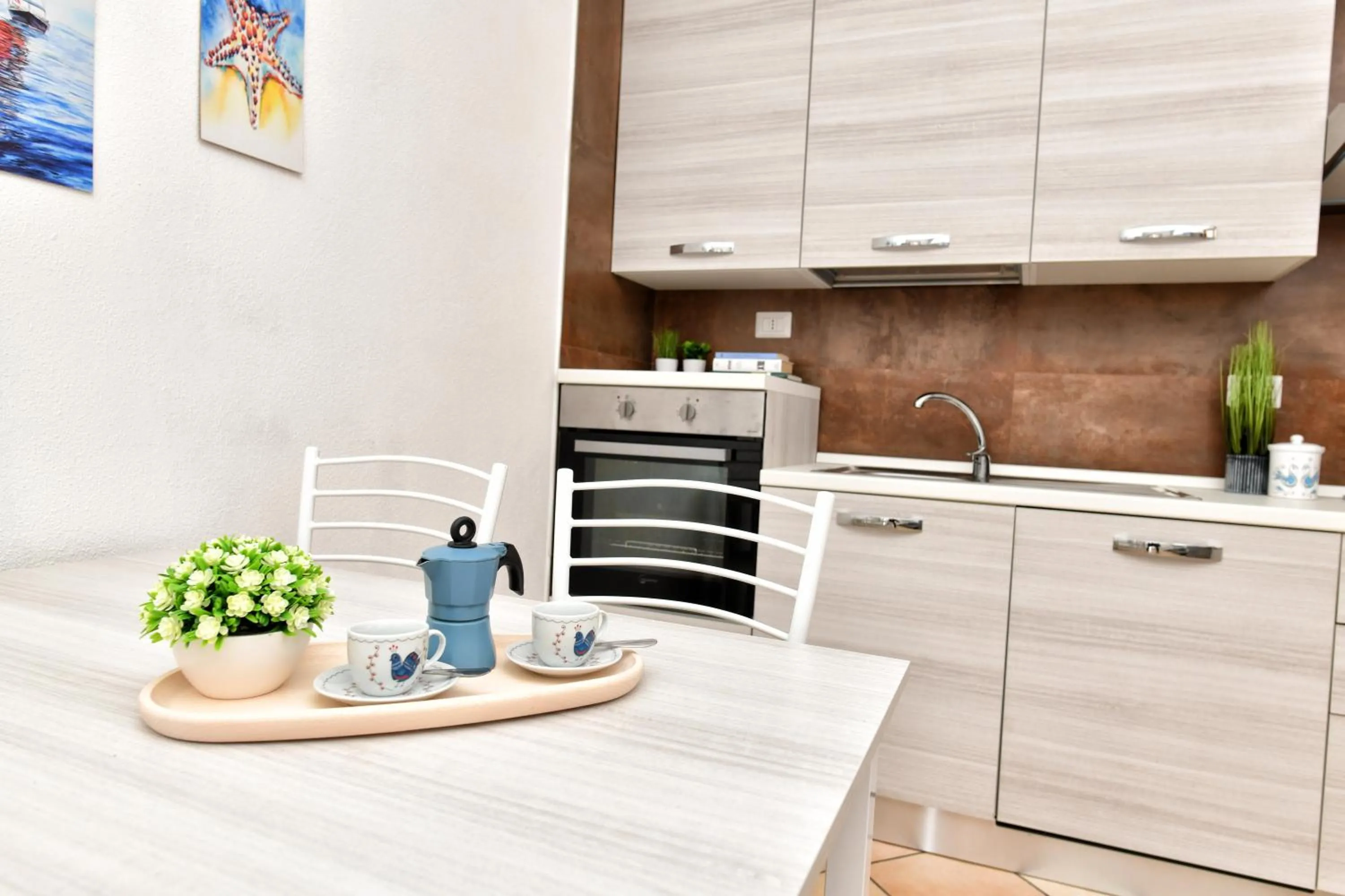 Kitchen or kitchenette in Residence Chiaro di Luna