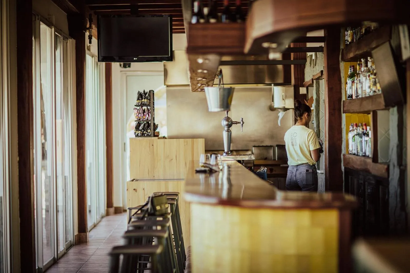 Lounge or bar in Hostal La Cigüeña