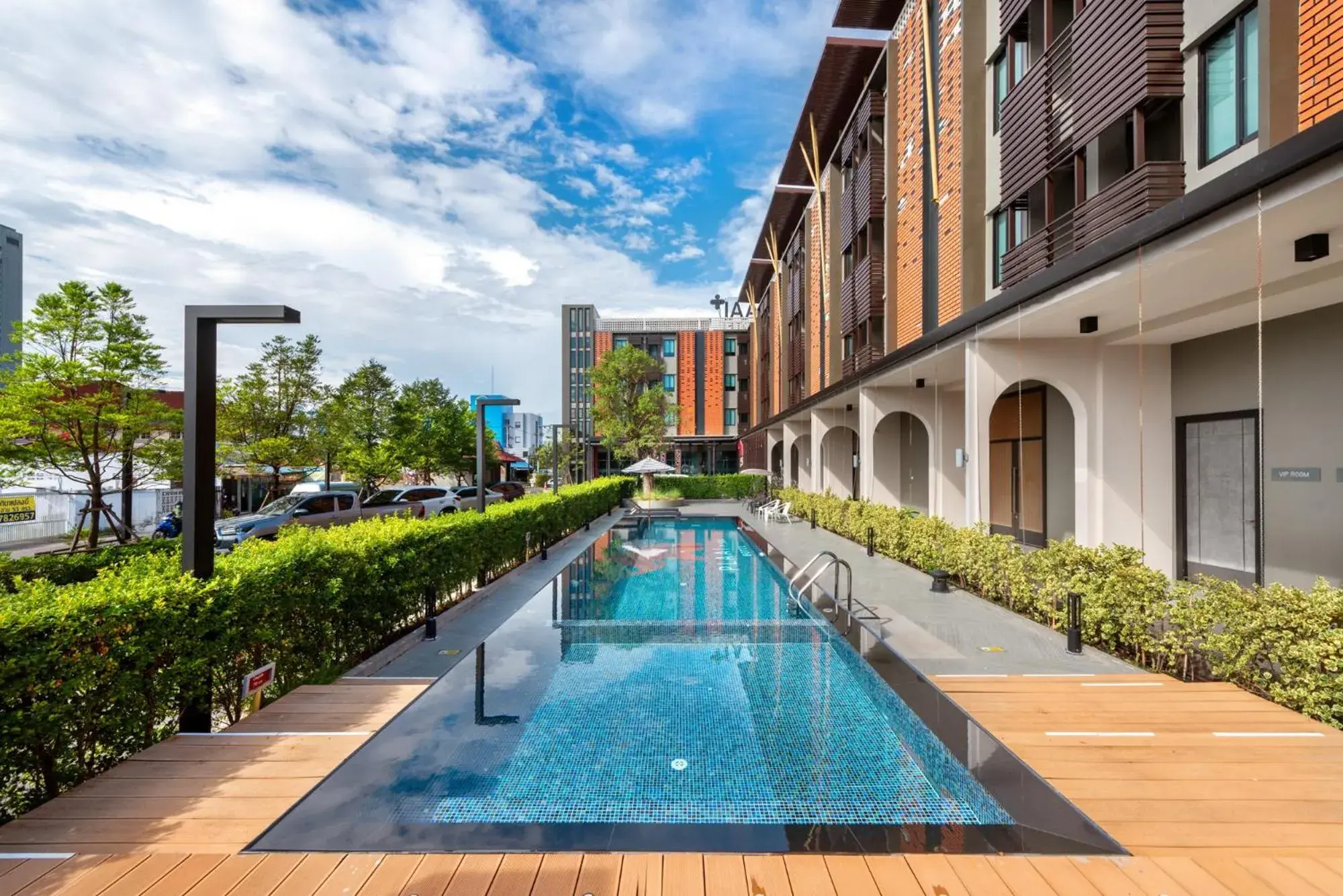 Swimming pool in PLAAI Plus Hotel Rayong Swimming pool in PLAAI Plus Hotel Rayong