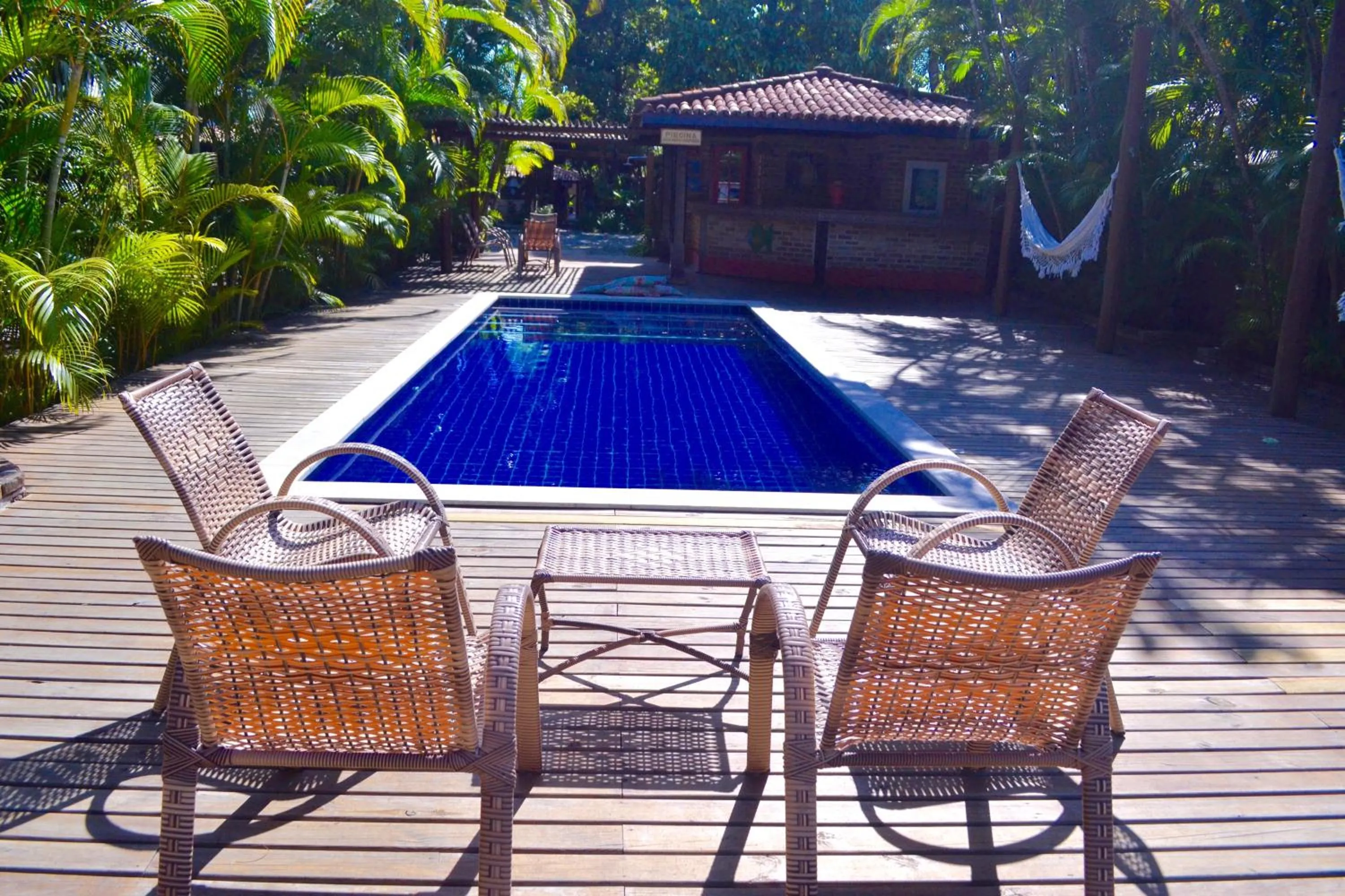 Swimming pool in Pousada do Roballo