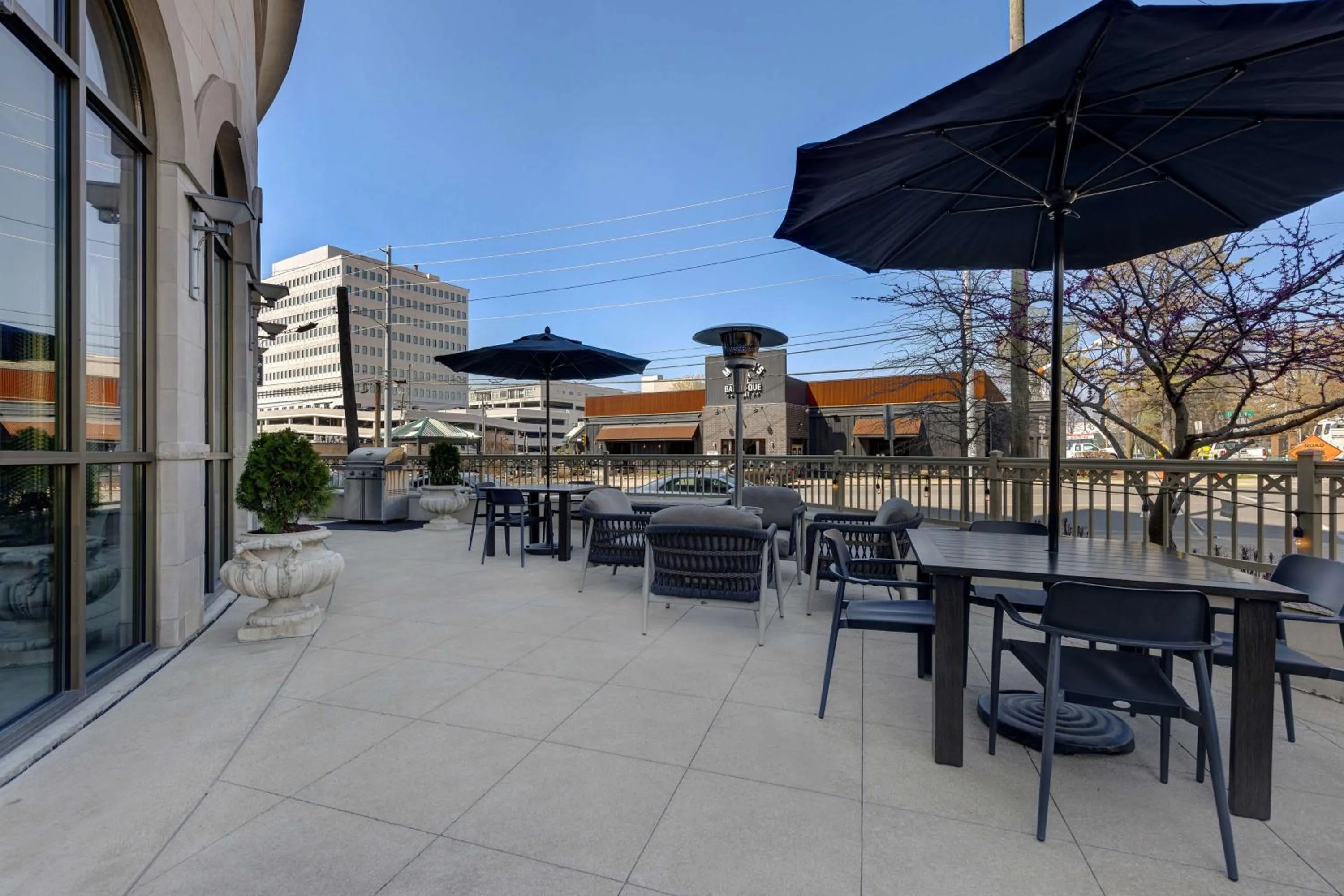 Patio in Homewood Suites Nashville Vanderbilt