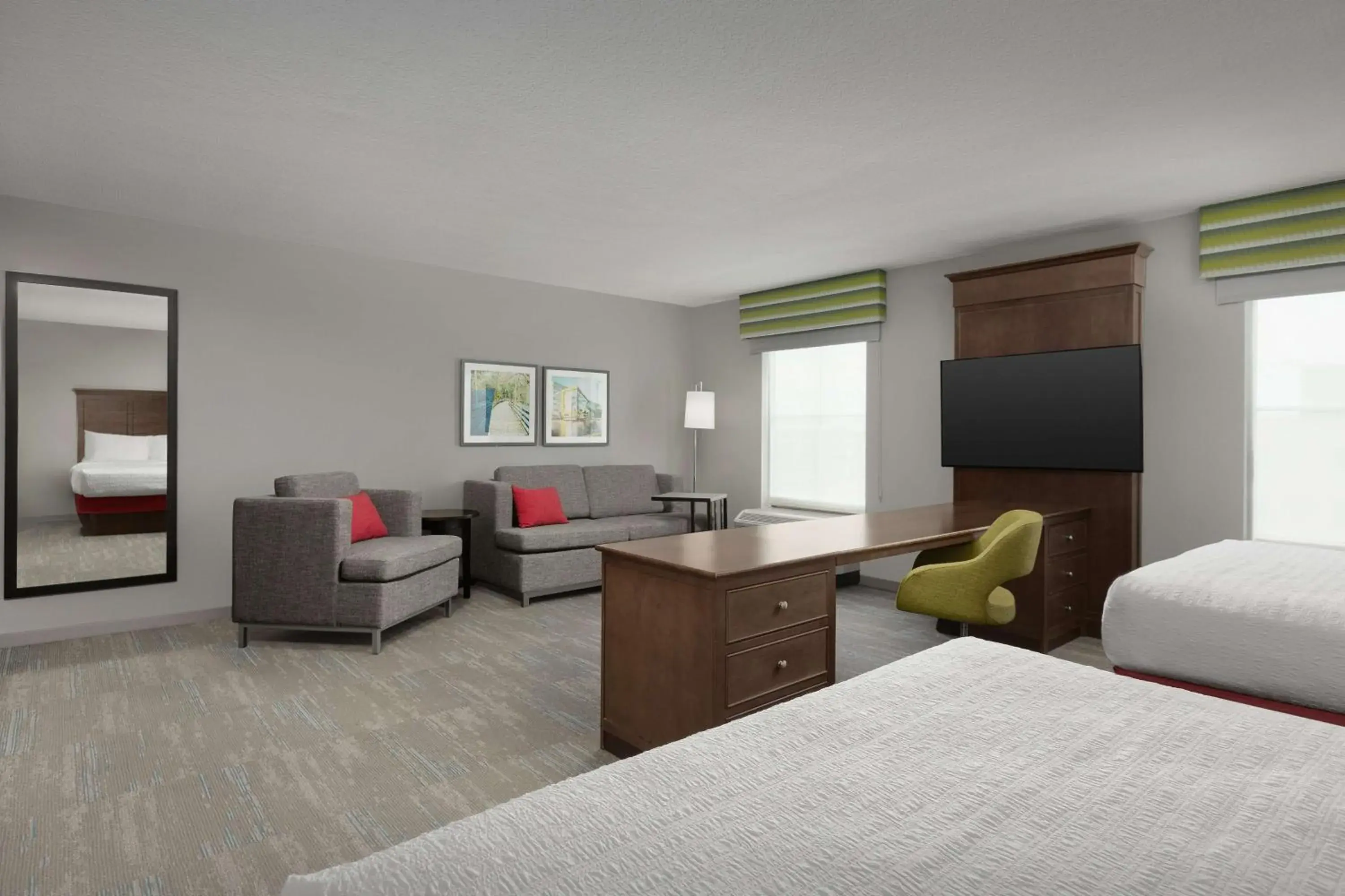 Queen Studio Suite with Two Queen Beds - Non-Smoking in Hampton Inn & Suites Orlando North Altamonte Springs Queen Studio Suite with Two Queen Beds - Non-Smoking in Hampton Inn & Suites Orlando North Altamonte Springs