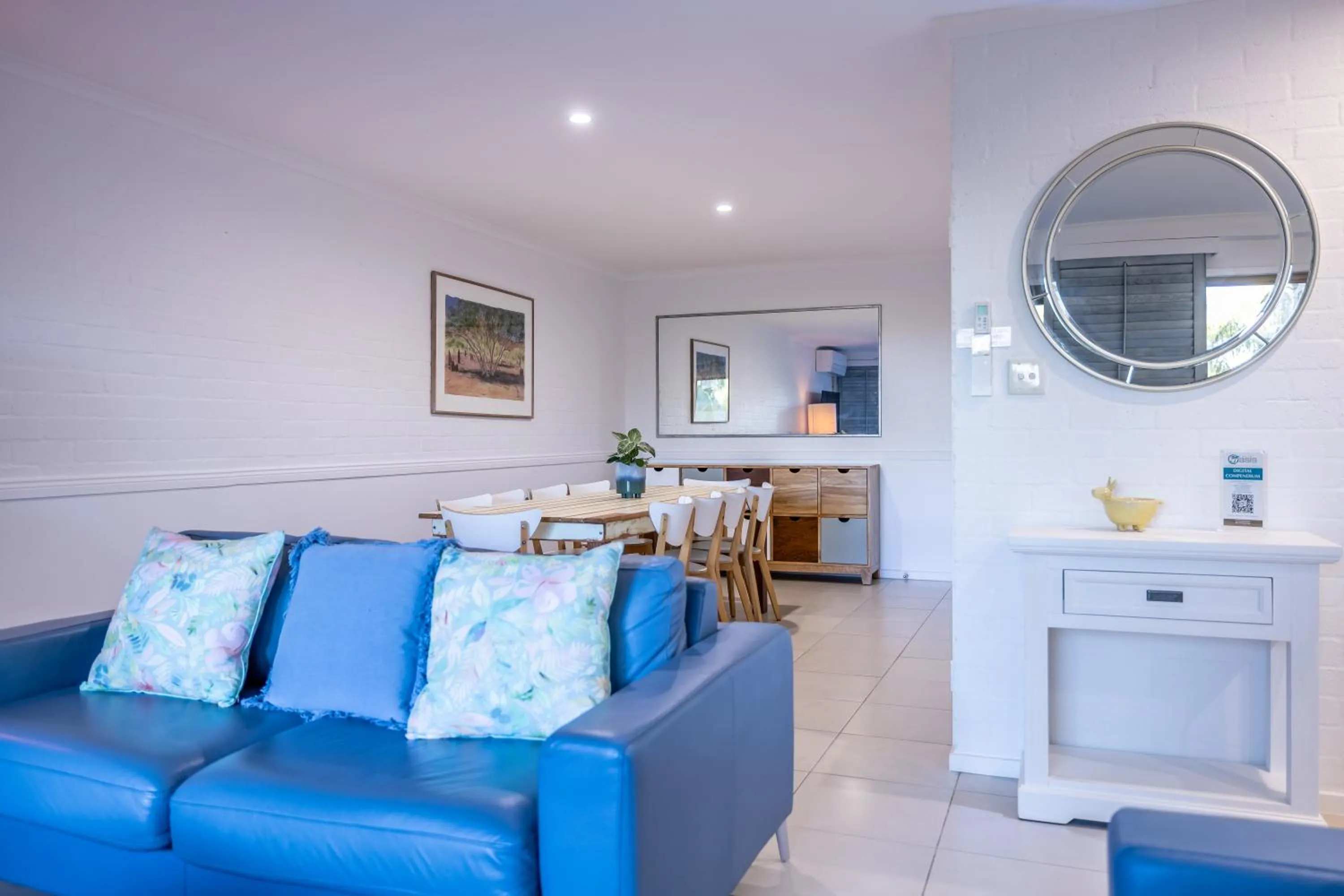 Living room in The Oasis Apartments and Treetop Houses