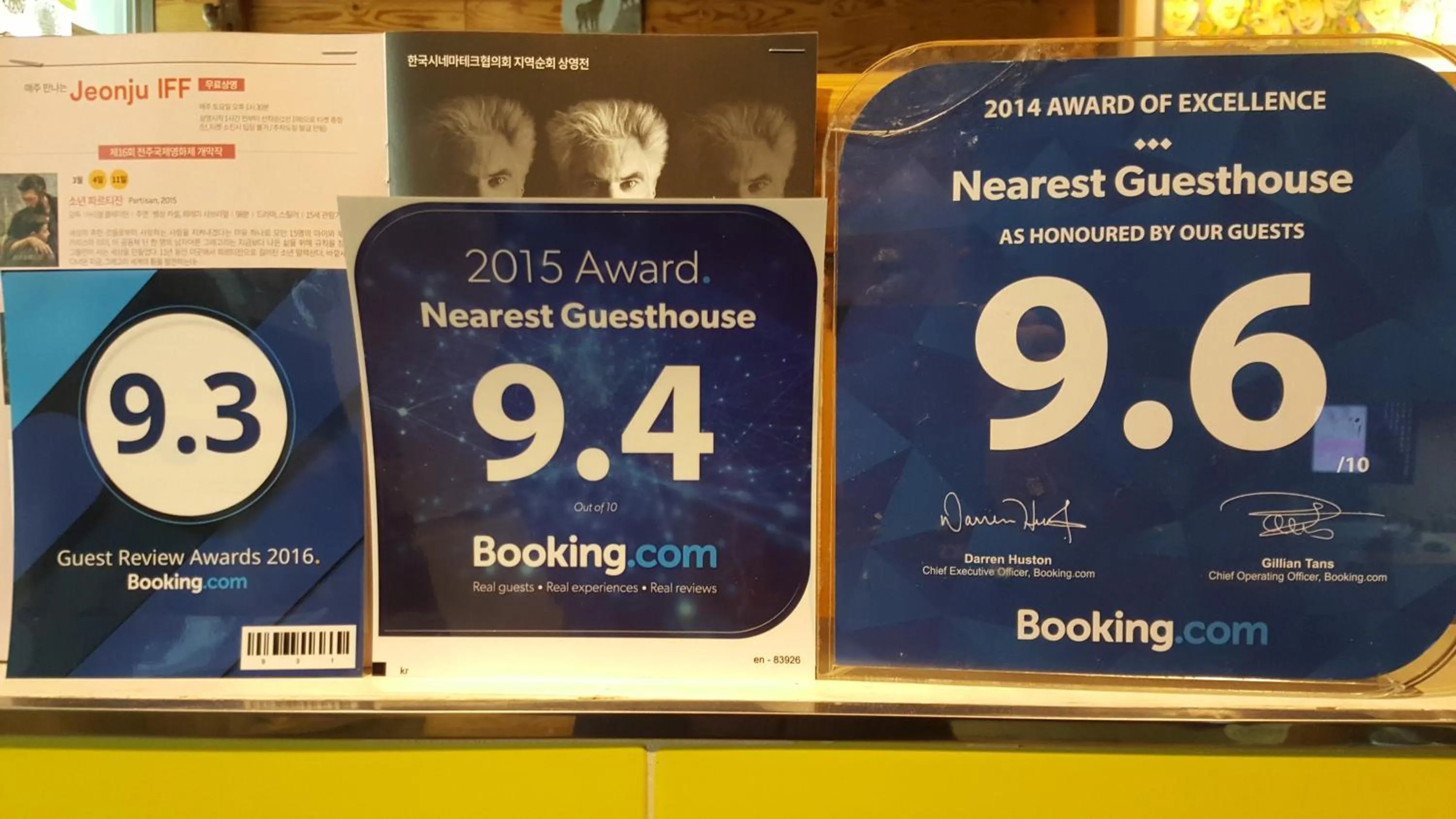 Certificate/Award in Nearest Guesthouse