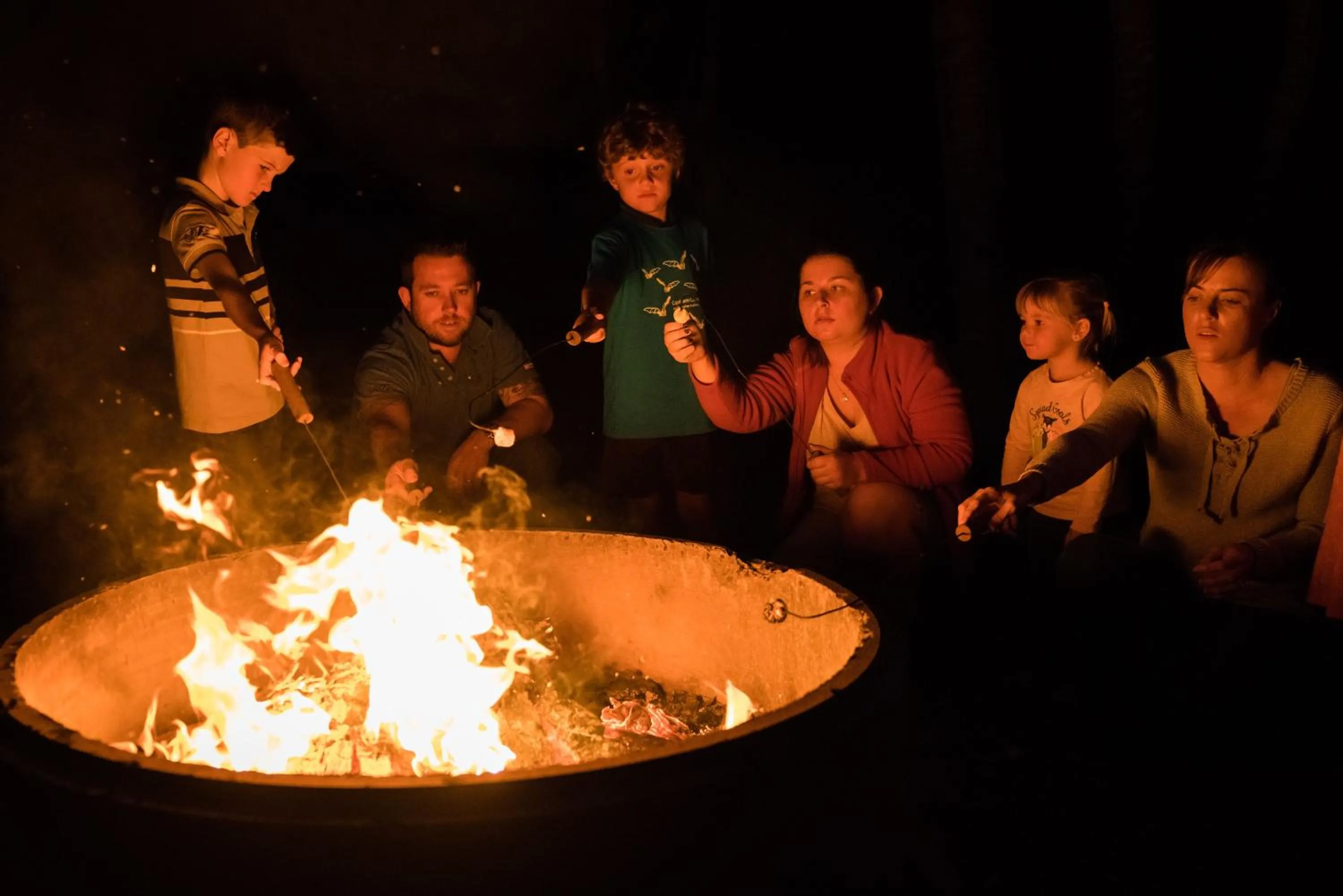 Evening entertainment in Capricorn Caves