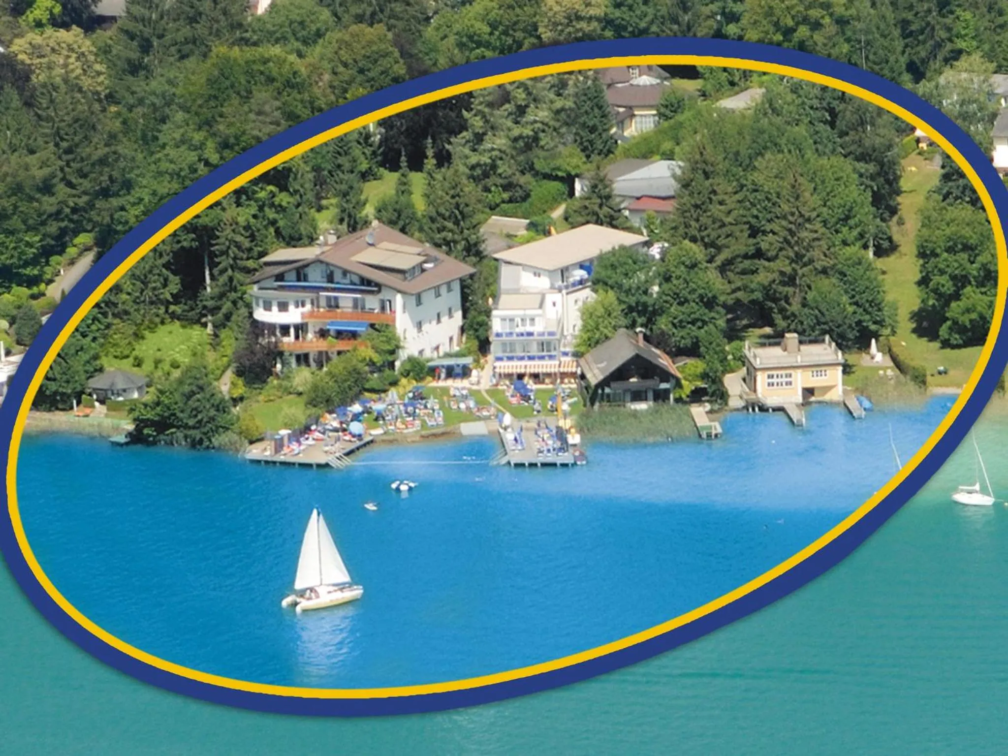 Facade/entrance in Barry Memle Directly at the Lake