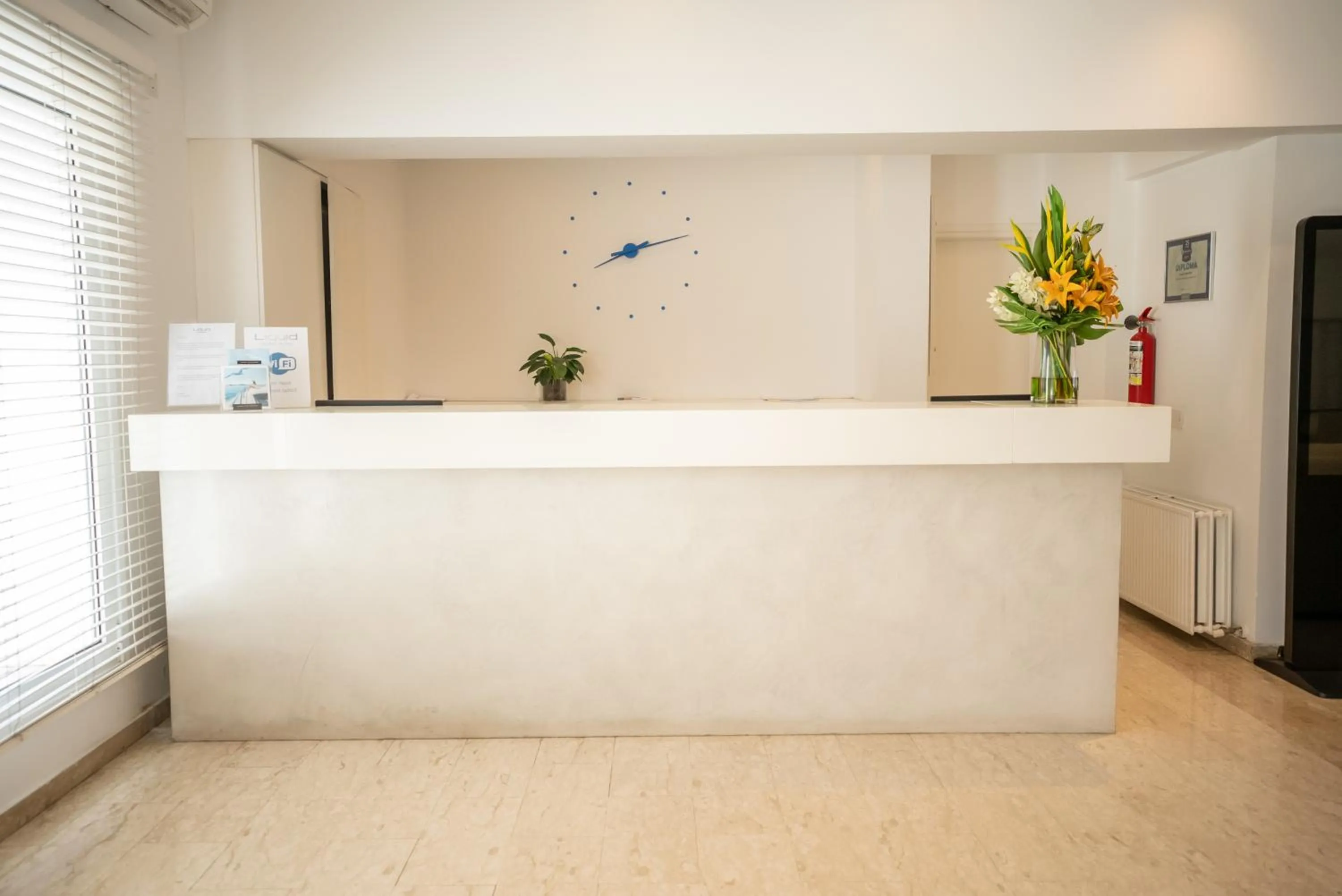 Lobby or reception in Liquid Hotel Apartments