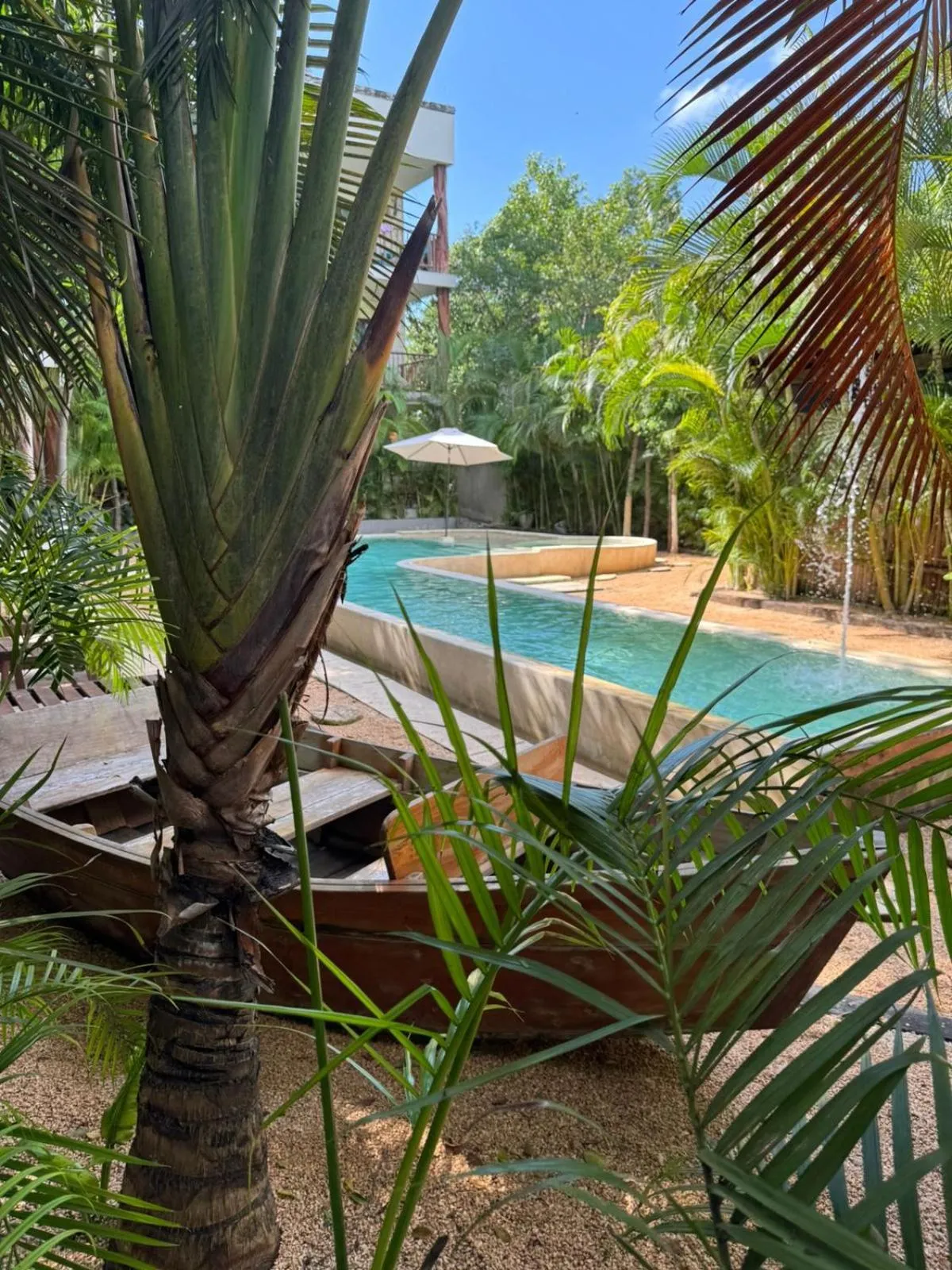 Pool view in Casa Tulum Hotel