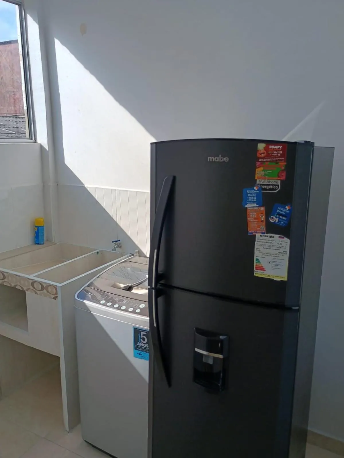 washing machine in Hotel Cafe Estrella