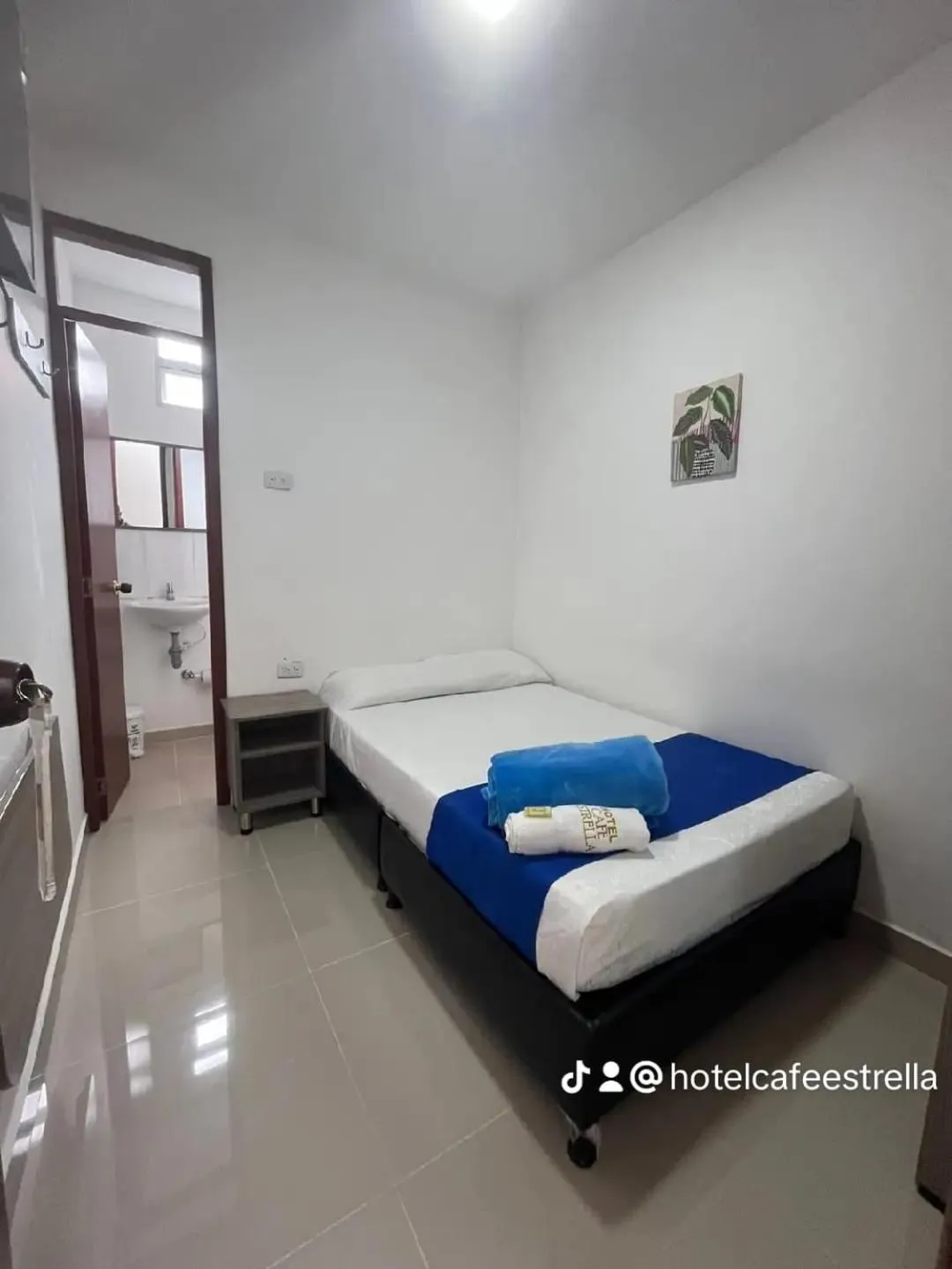 Bed in Hotel Cafe Estrella