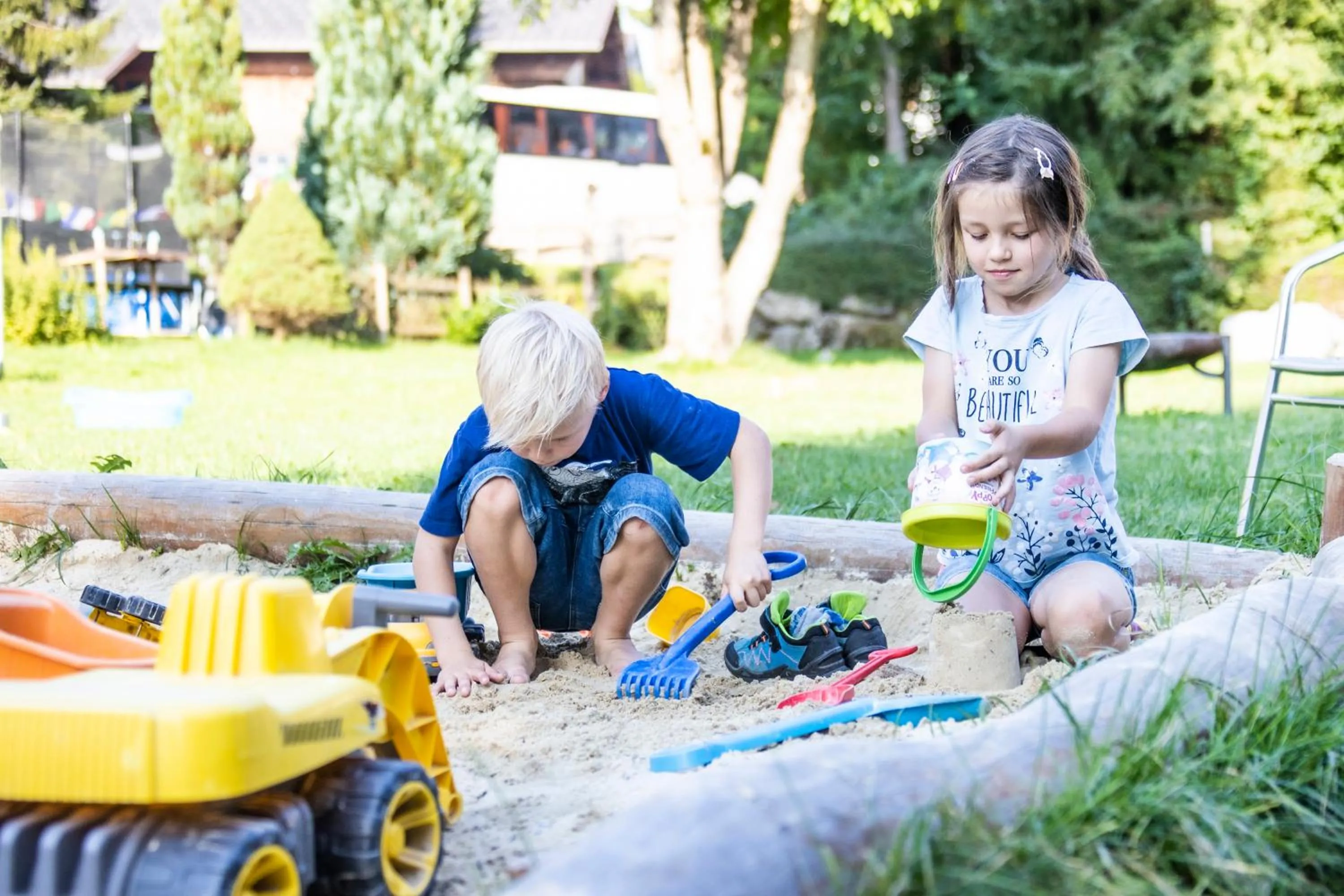 Children play ground in Familienhotel Adler