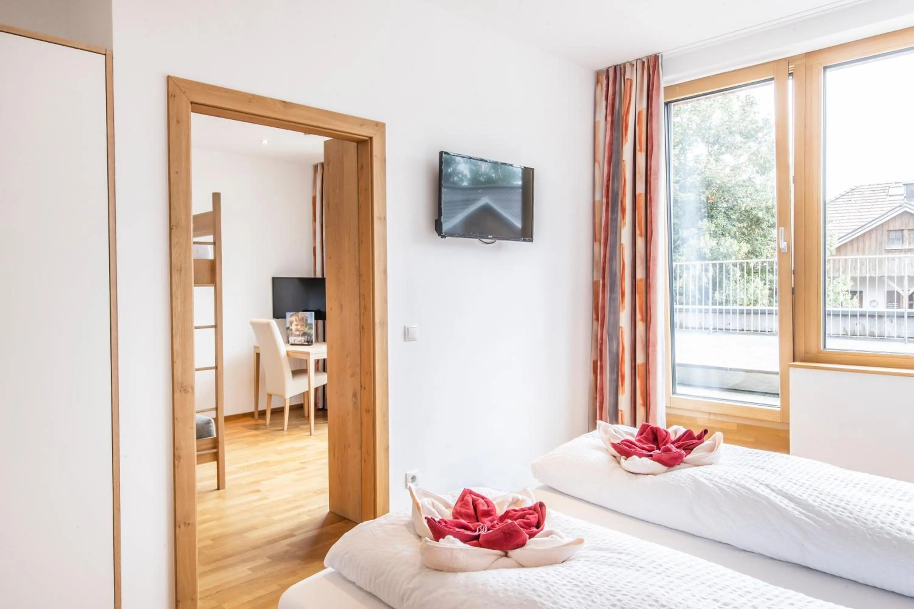 Photo of the whole room, Bed in Familienhotel Adler