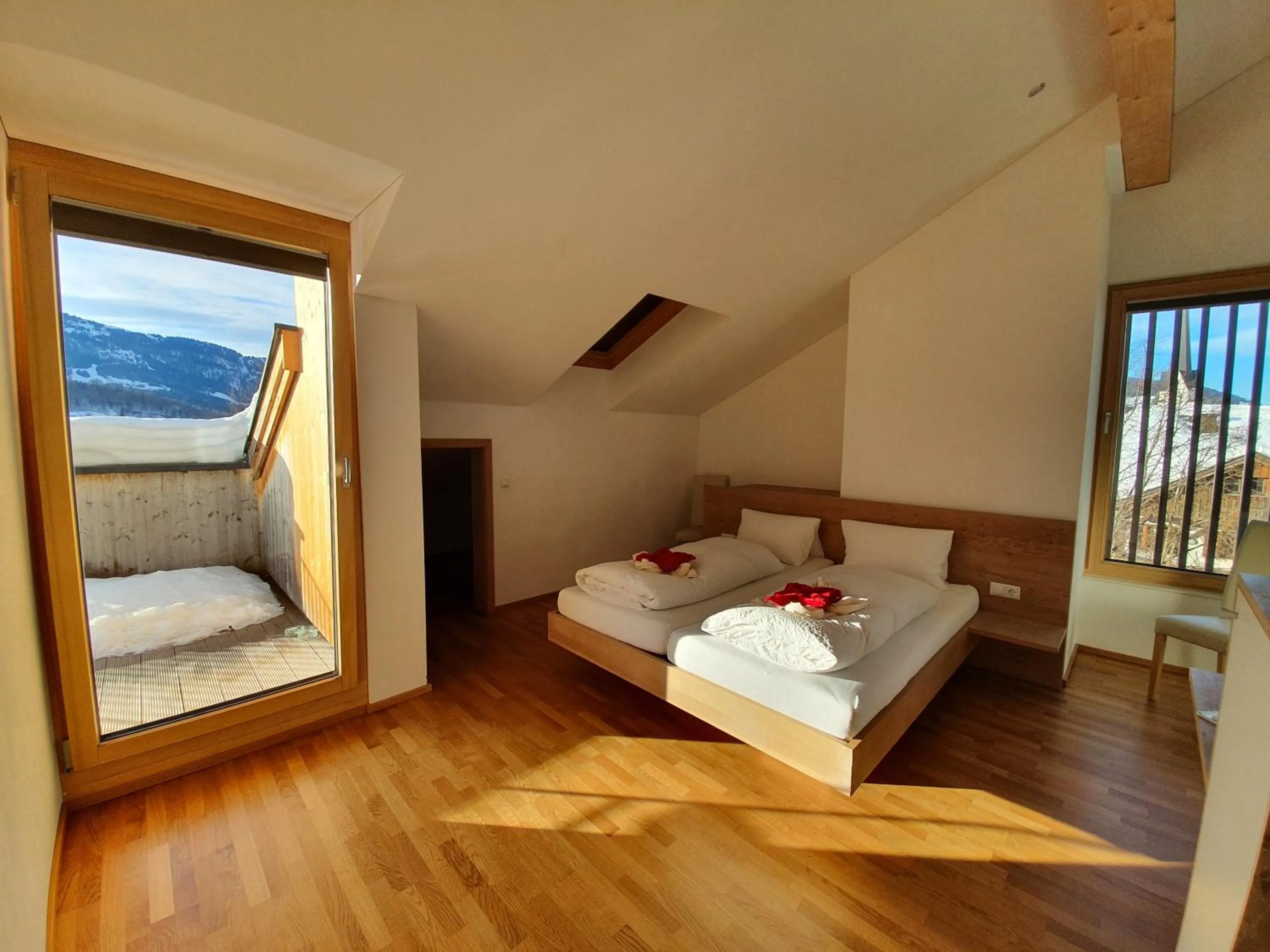 Bed in Familienhotel Adler