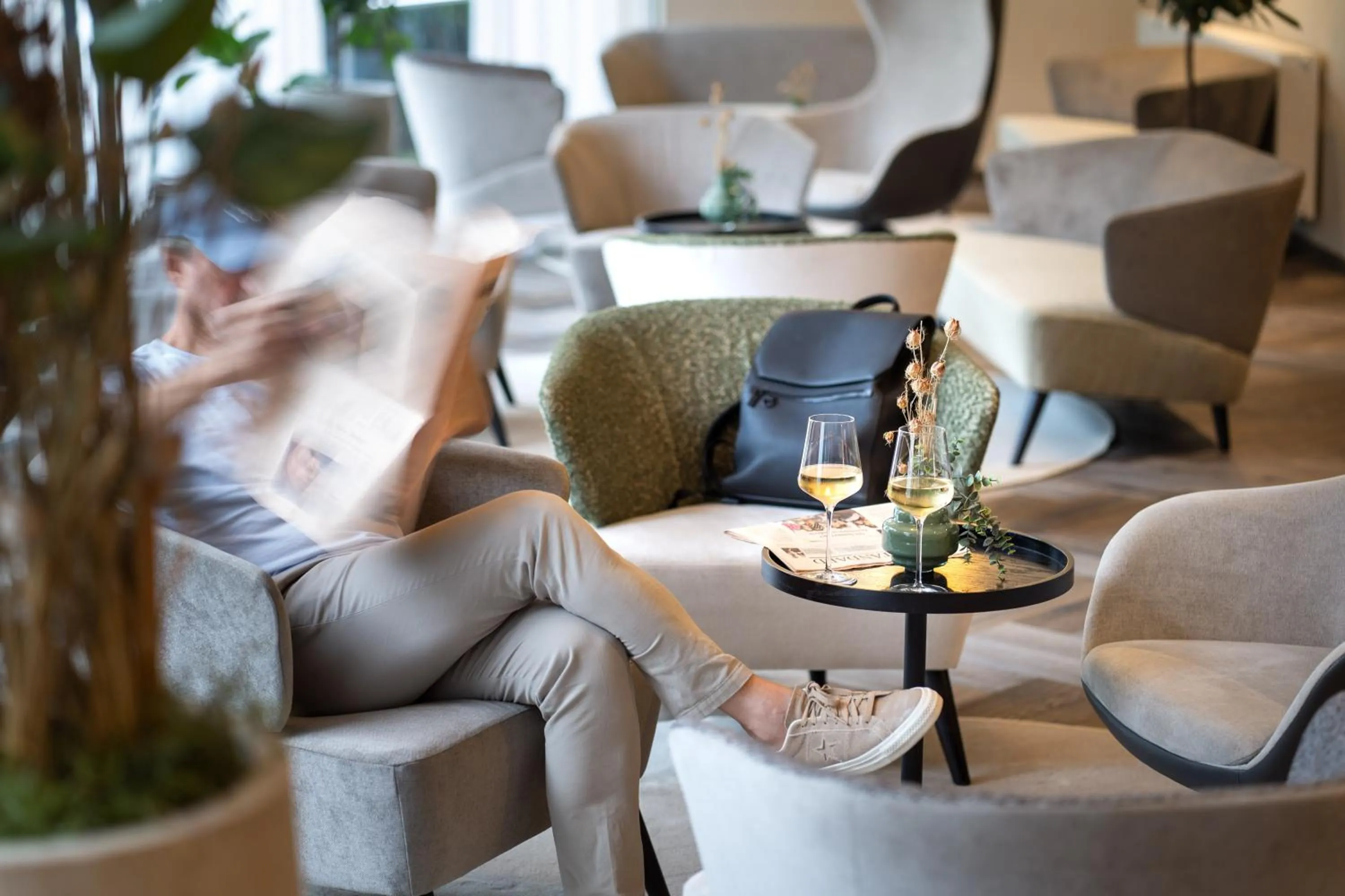 Lobby or reception in DAS RONACHER Thermal Spa Hotel