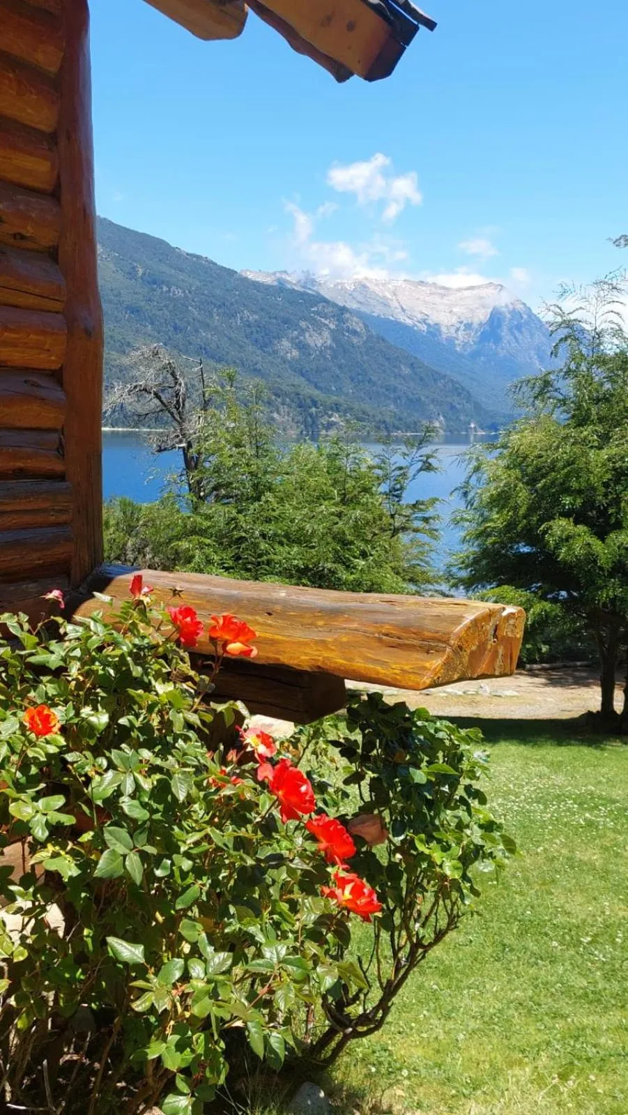 Lake view in Cabañas Villa Labrador con costa de lago