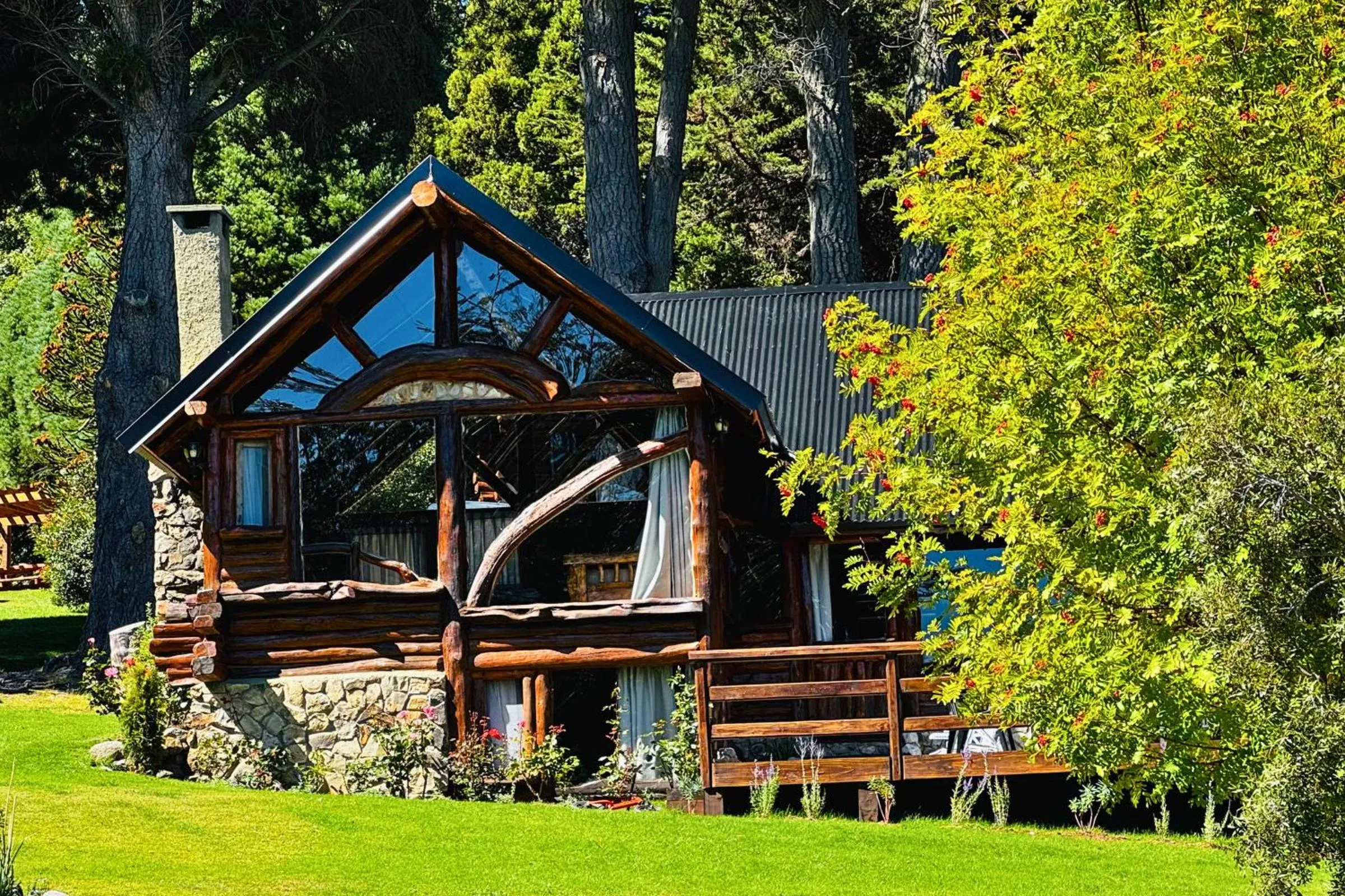 View (from property/room) in Cabañas Villa Labrador con costa de lago