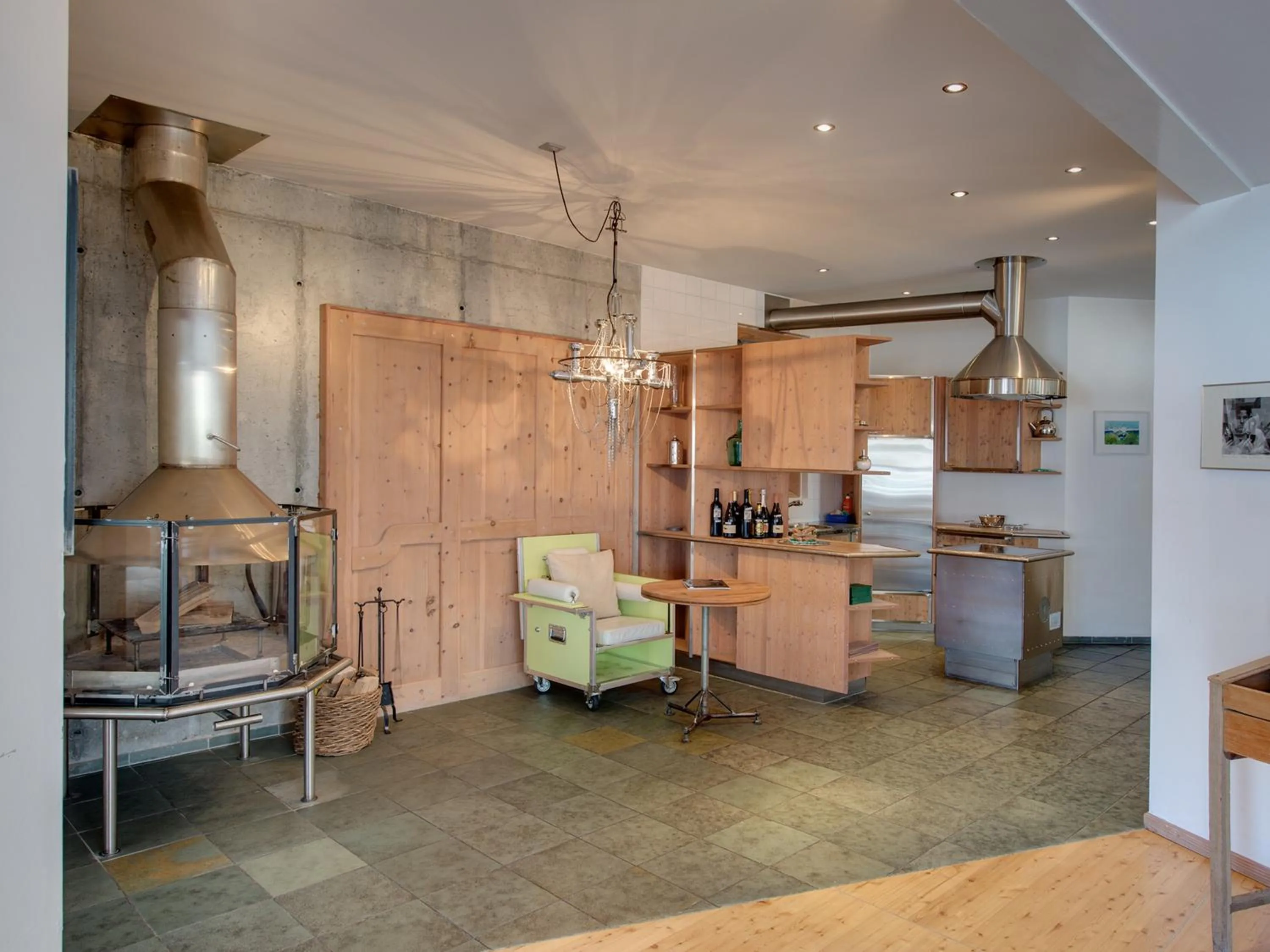 Kitchen or kitchenette in Backstage Hotel Serviced Apartments