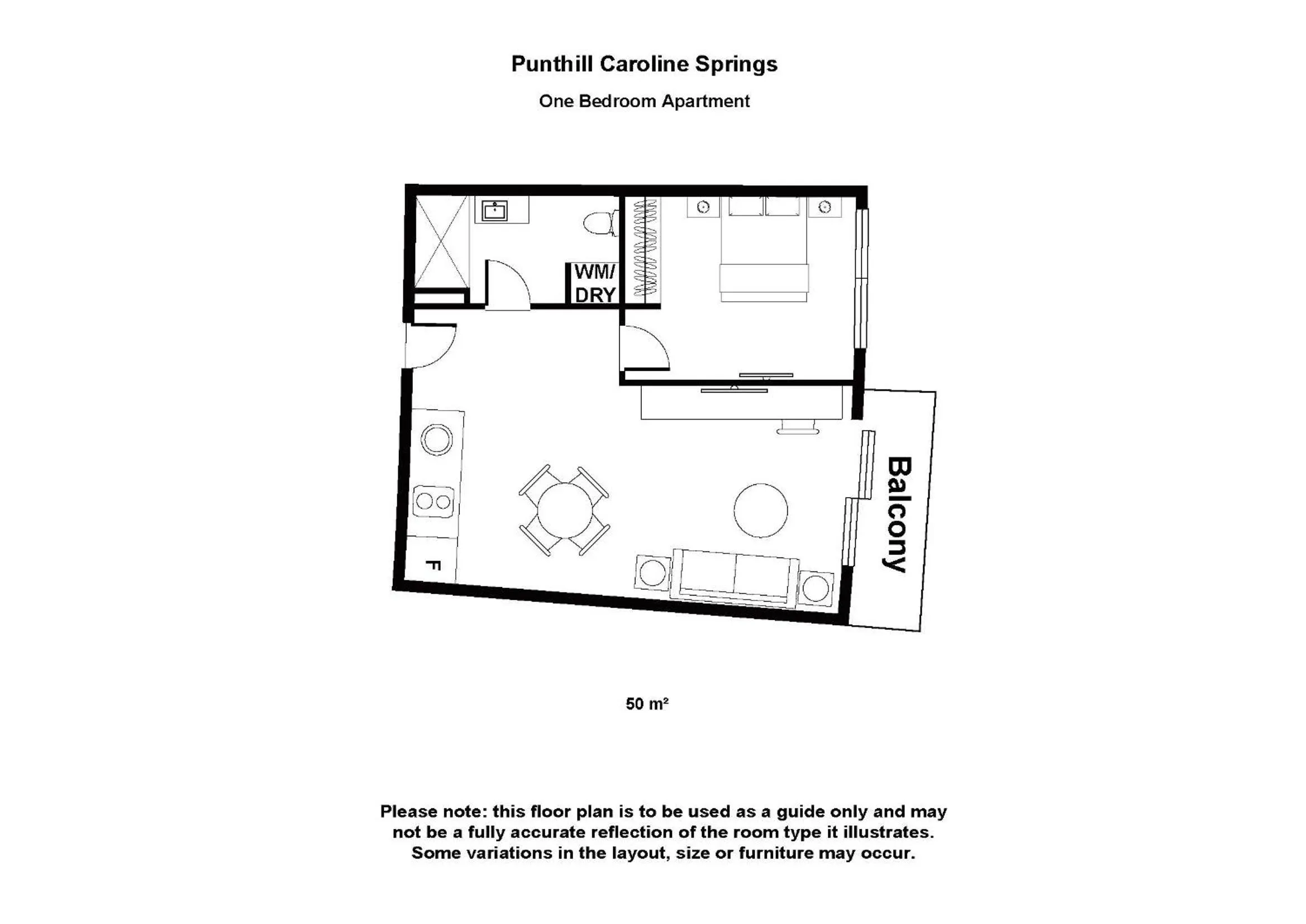 Floor plan in Punthill Caroline Springs
