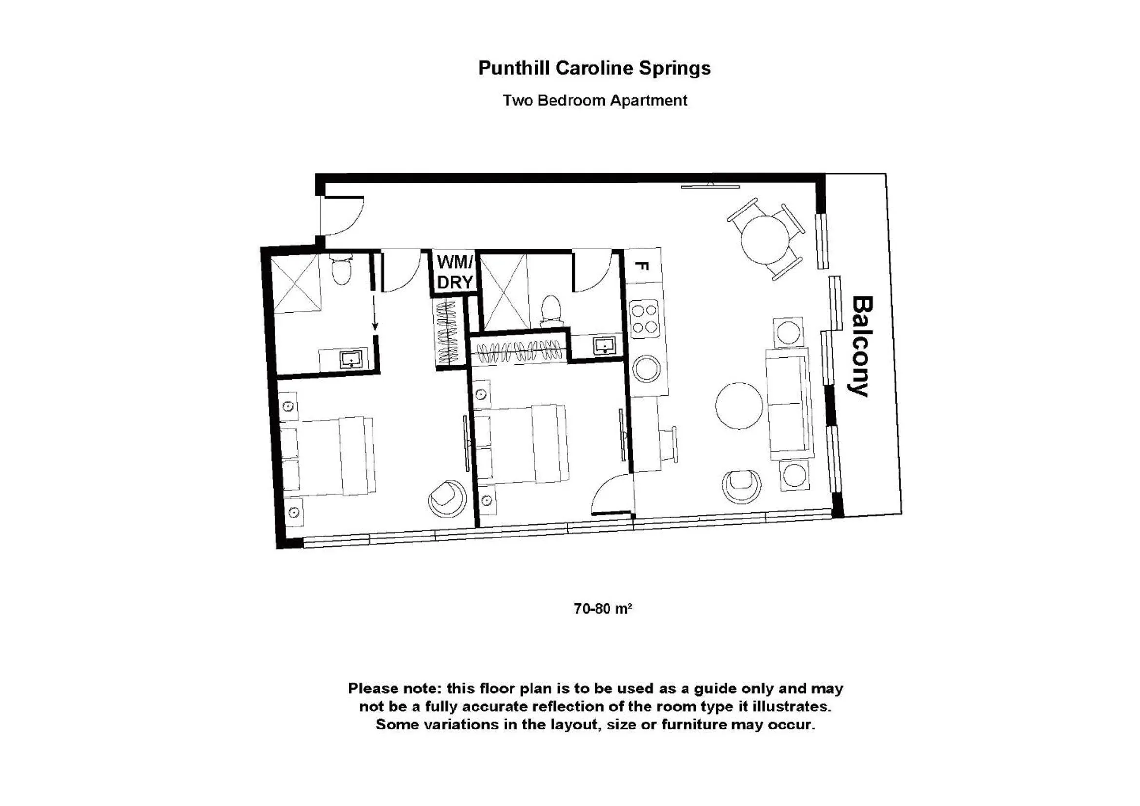 Floor plan in Punthill Caroline Springs