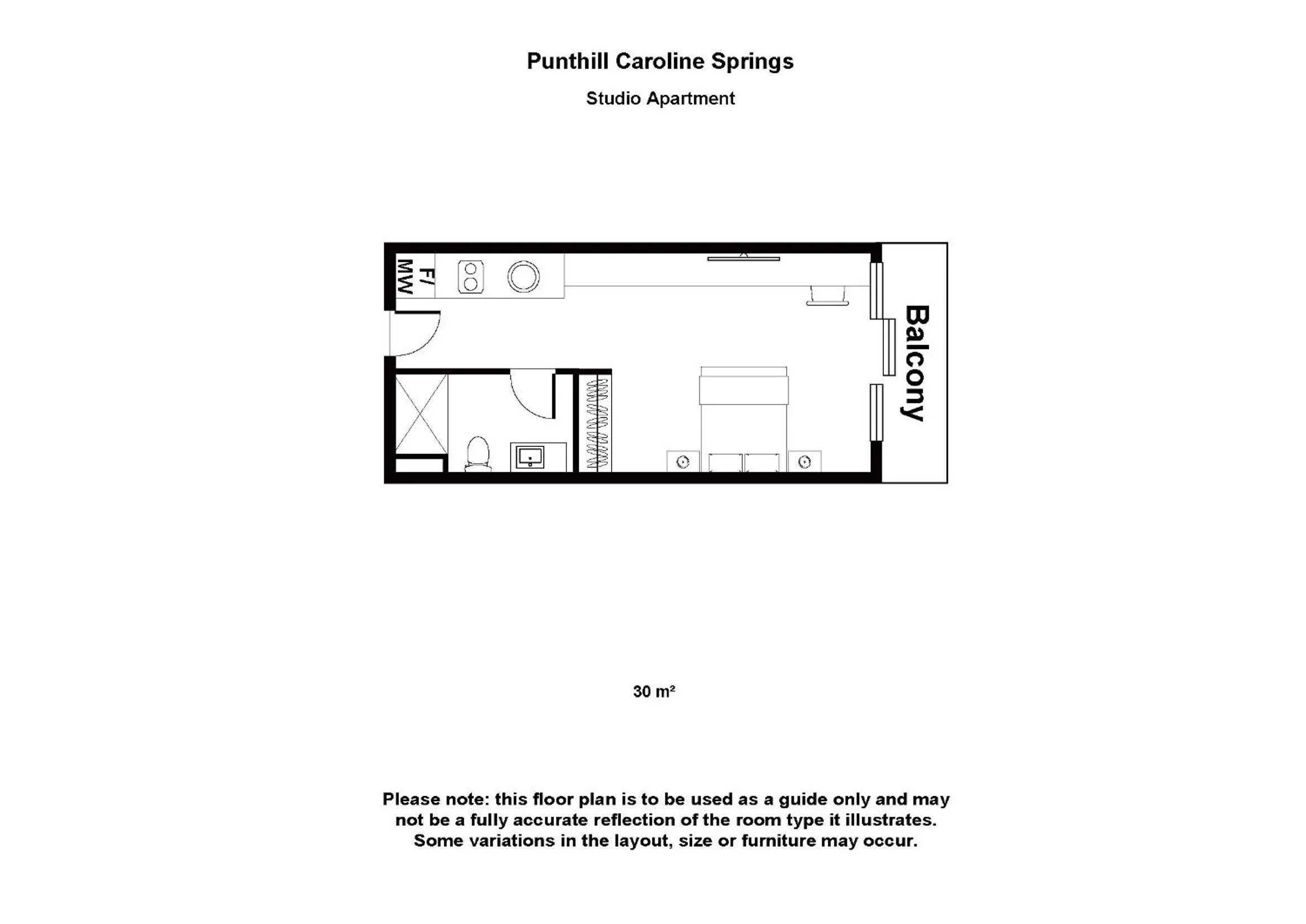 Floor plan in Punthill Caroline Springs
