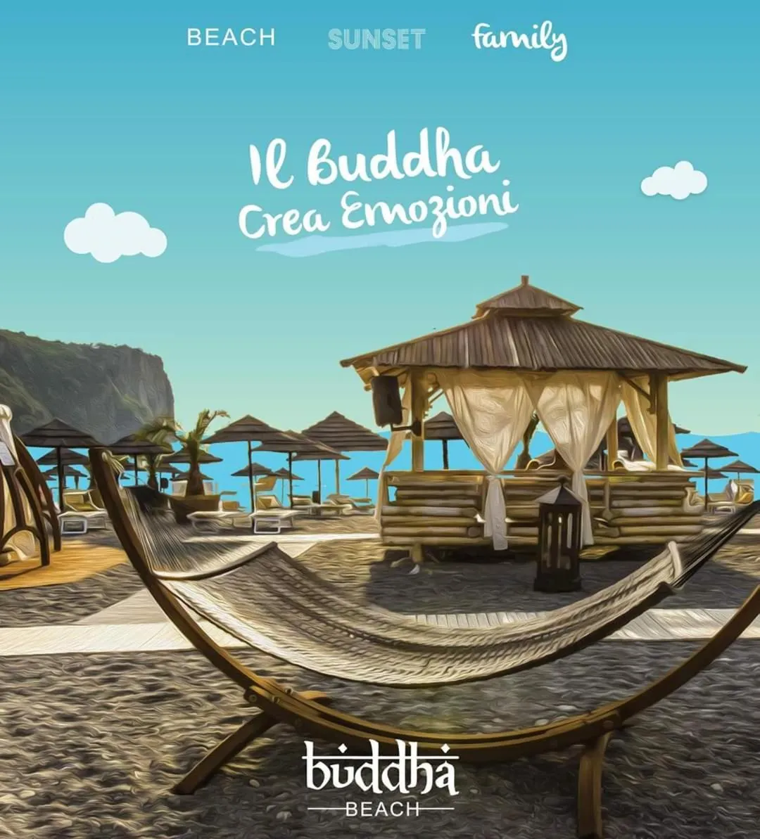 Beach in Buddha House & SPIAGGIA