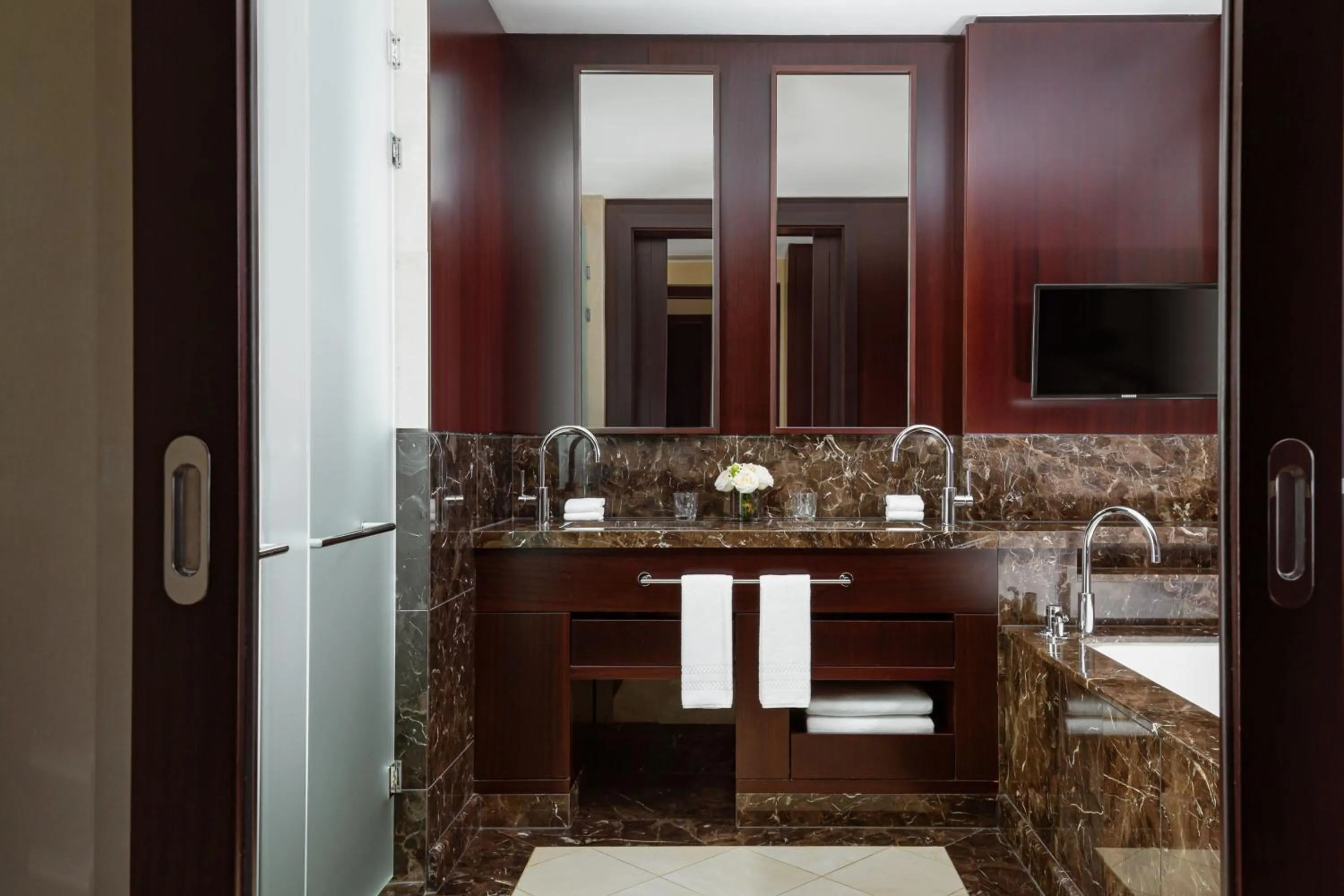 Bathroom in The Ritz-Carlton, Almaty