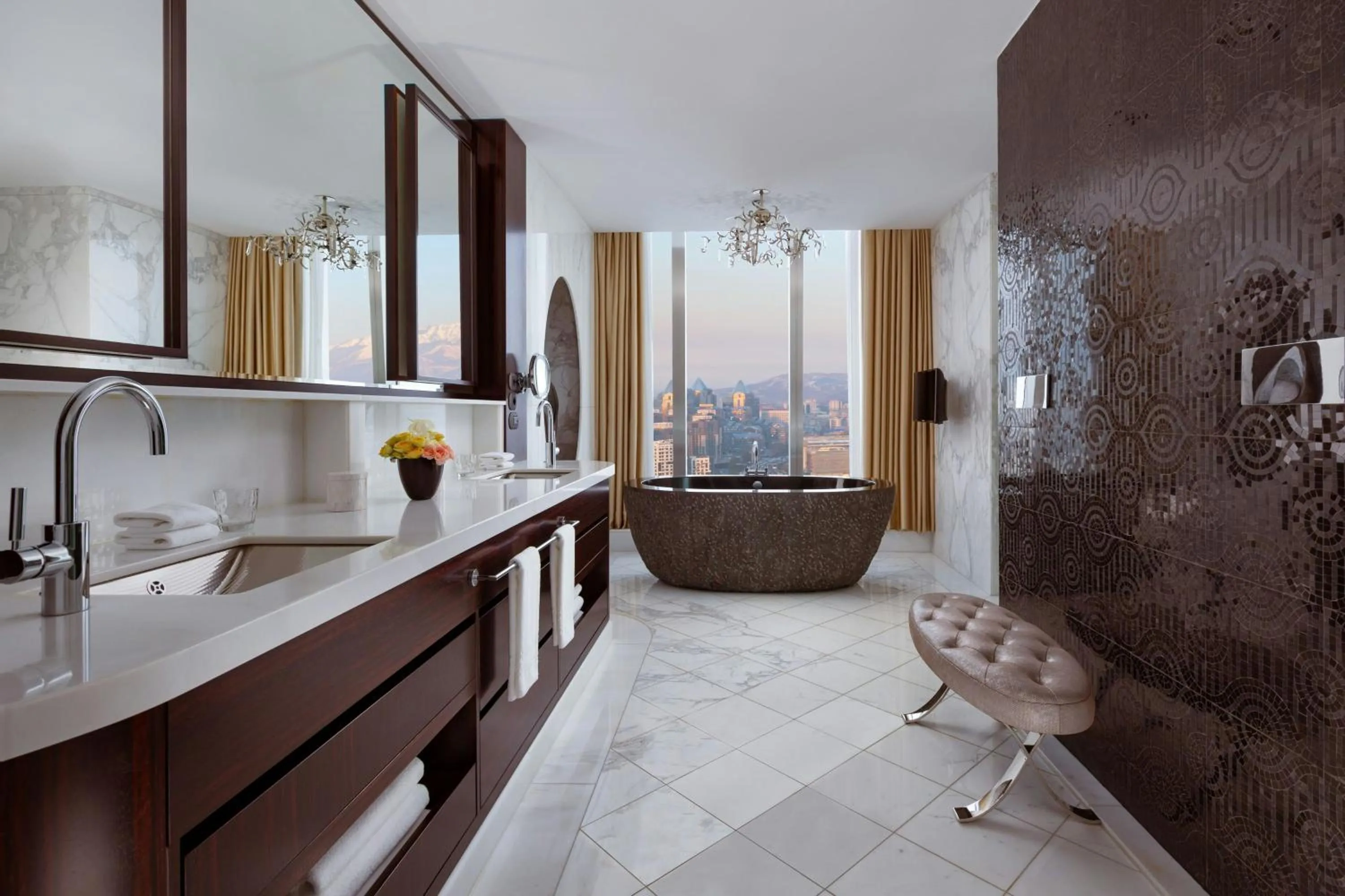 Bathroom in The Ritz-Carlton, Almaty