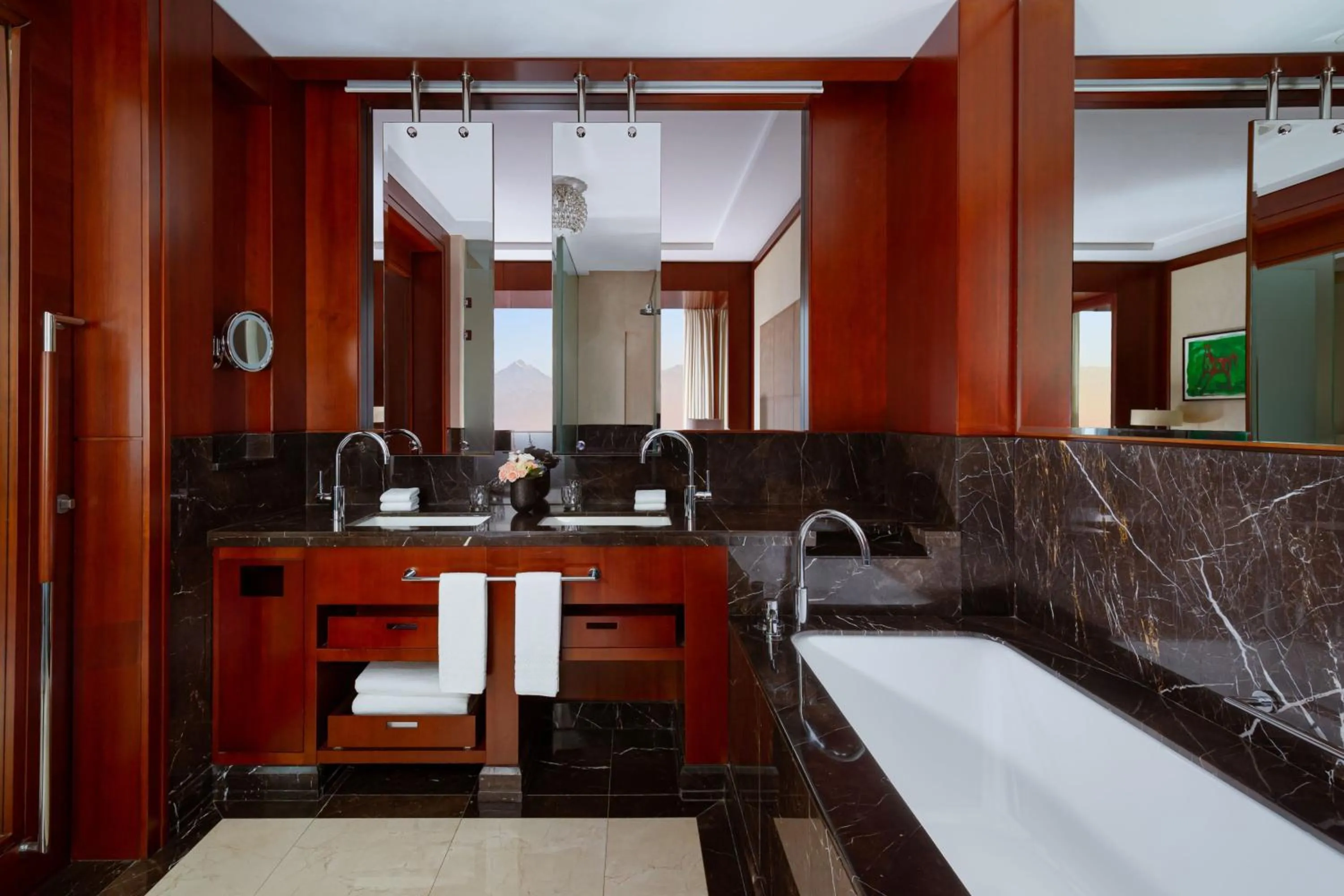 Bathroom in The Ritz-Carlton, Almaty