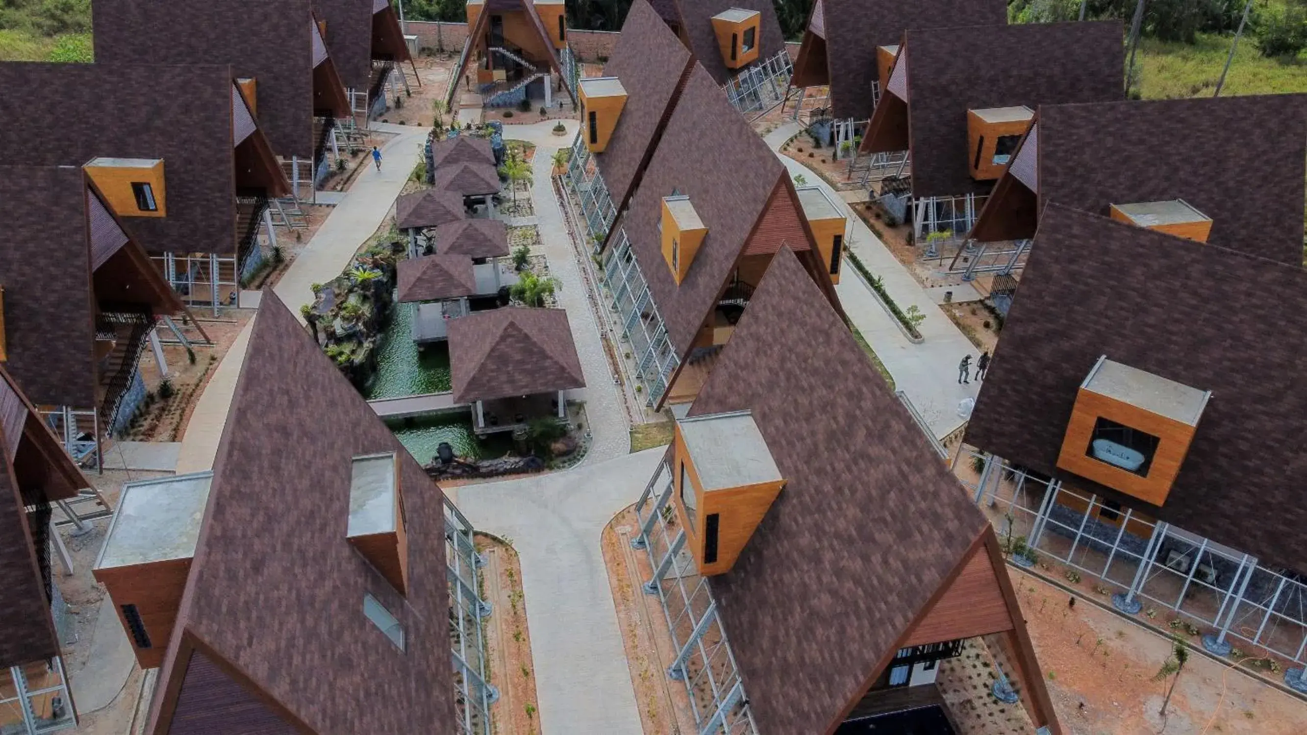 Bird's eye view in One of A Kind Resort @Trikora Beach - Bintan Bird's eye view in One of A Kind Resort @Trikora Beach - Bintan