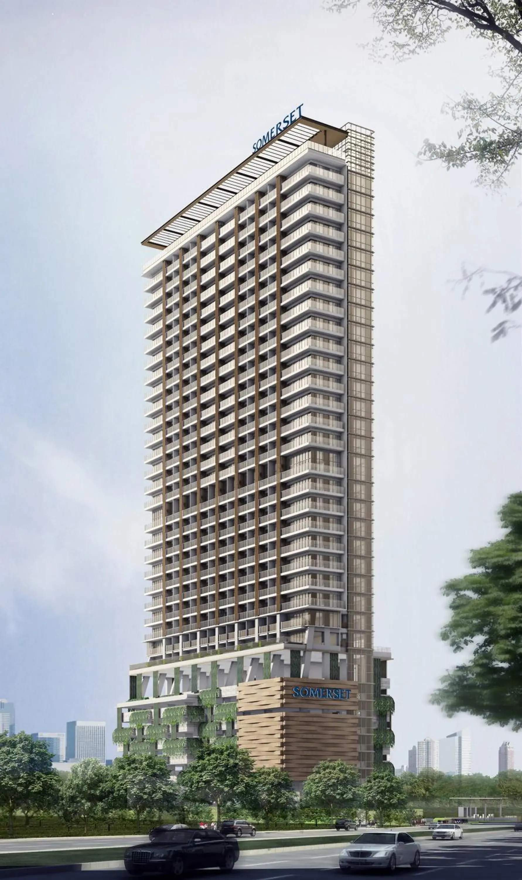 Property building in Somerset Sudirman Jakarta Property building in Somerset Sudirman Jakarta