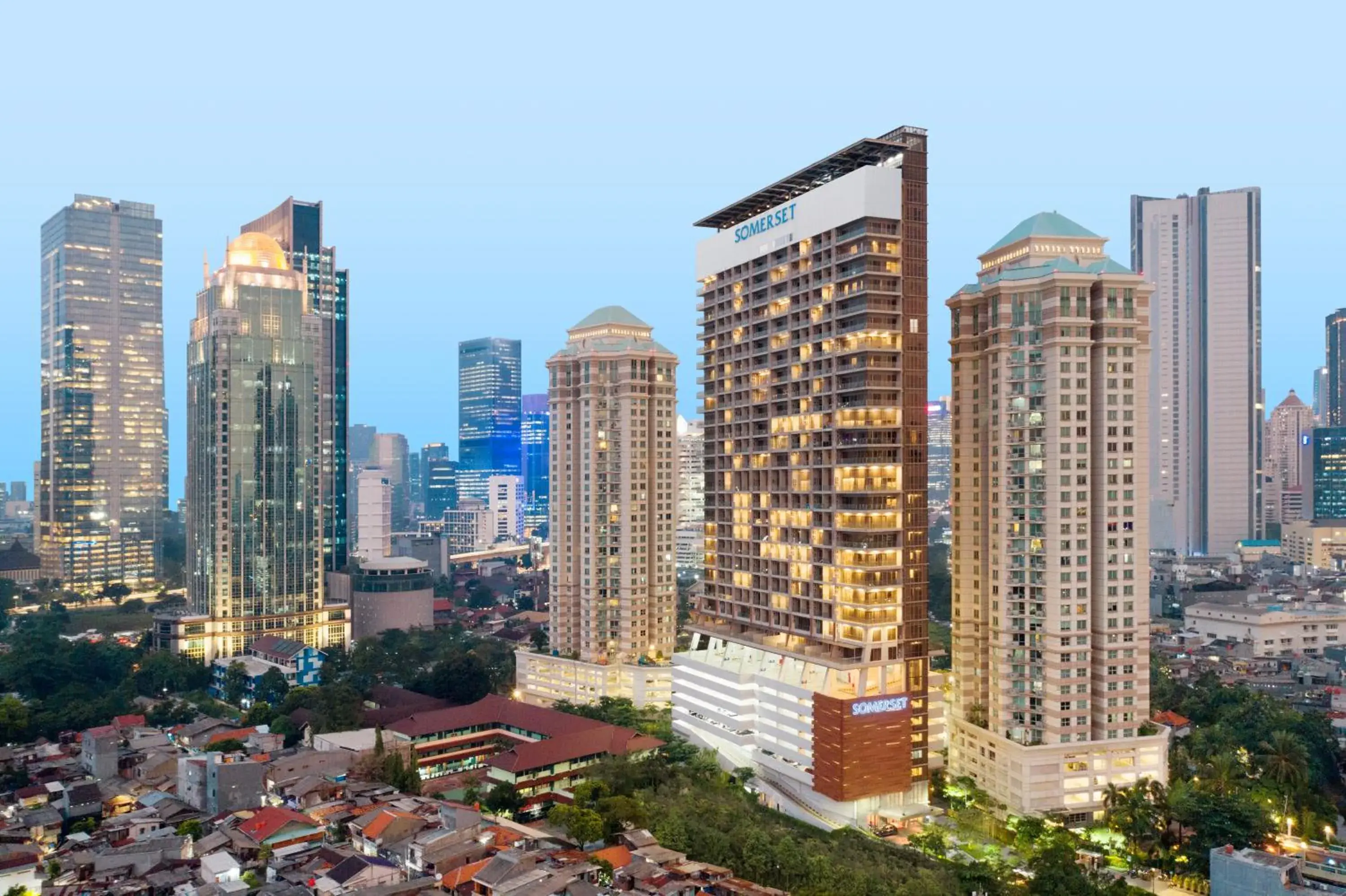 Facade/entrance in Somerset Sudirman Jakarta Facade/entrance in Somerset Sudirman Jakarta