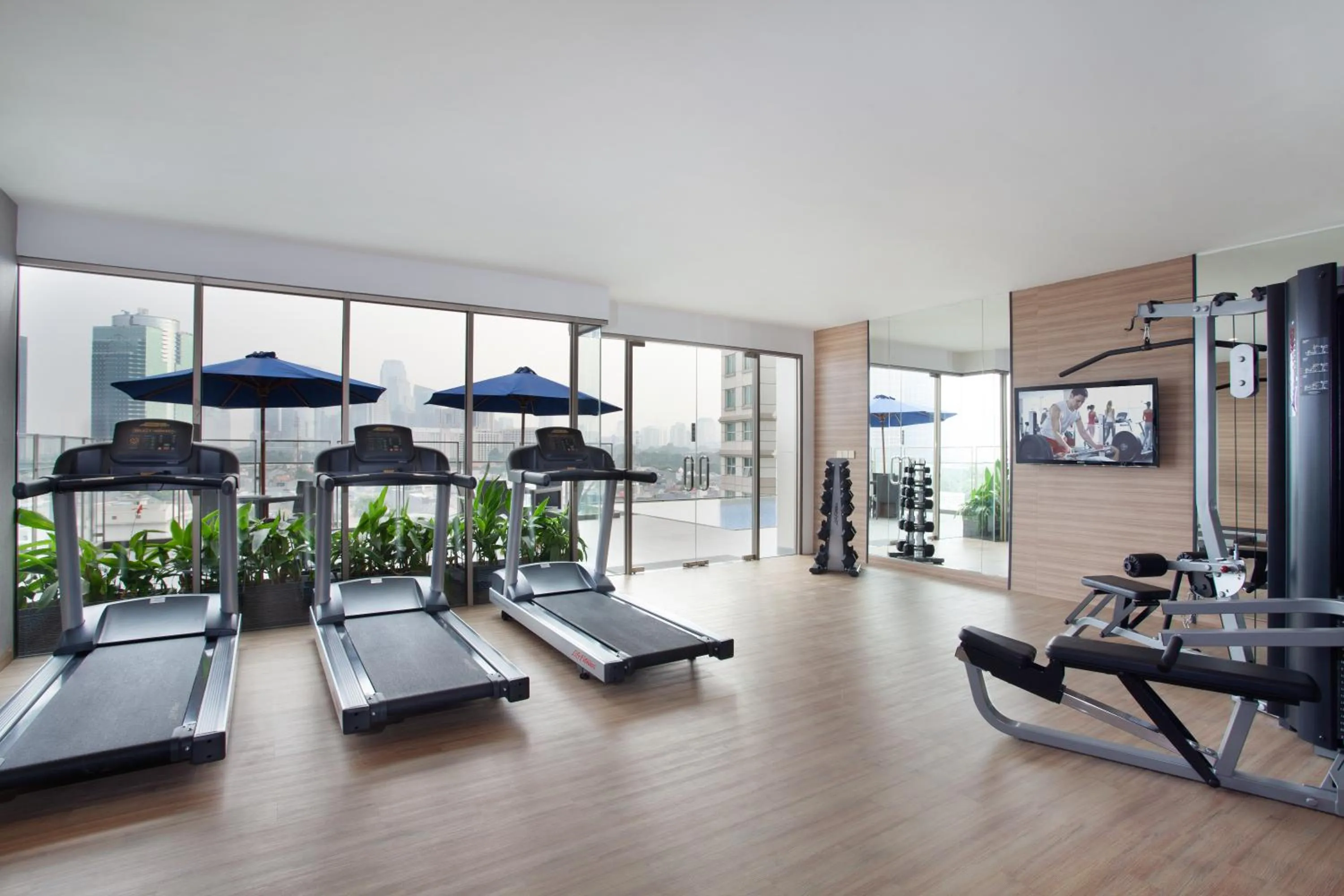 Fitness centre/facilities in Somerset Sudirman Jakarta