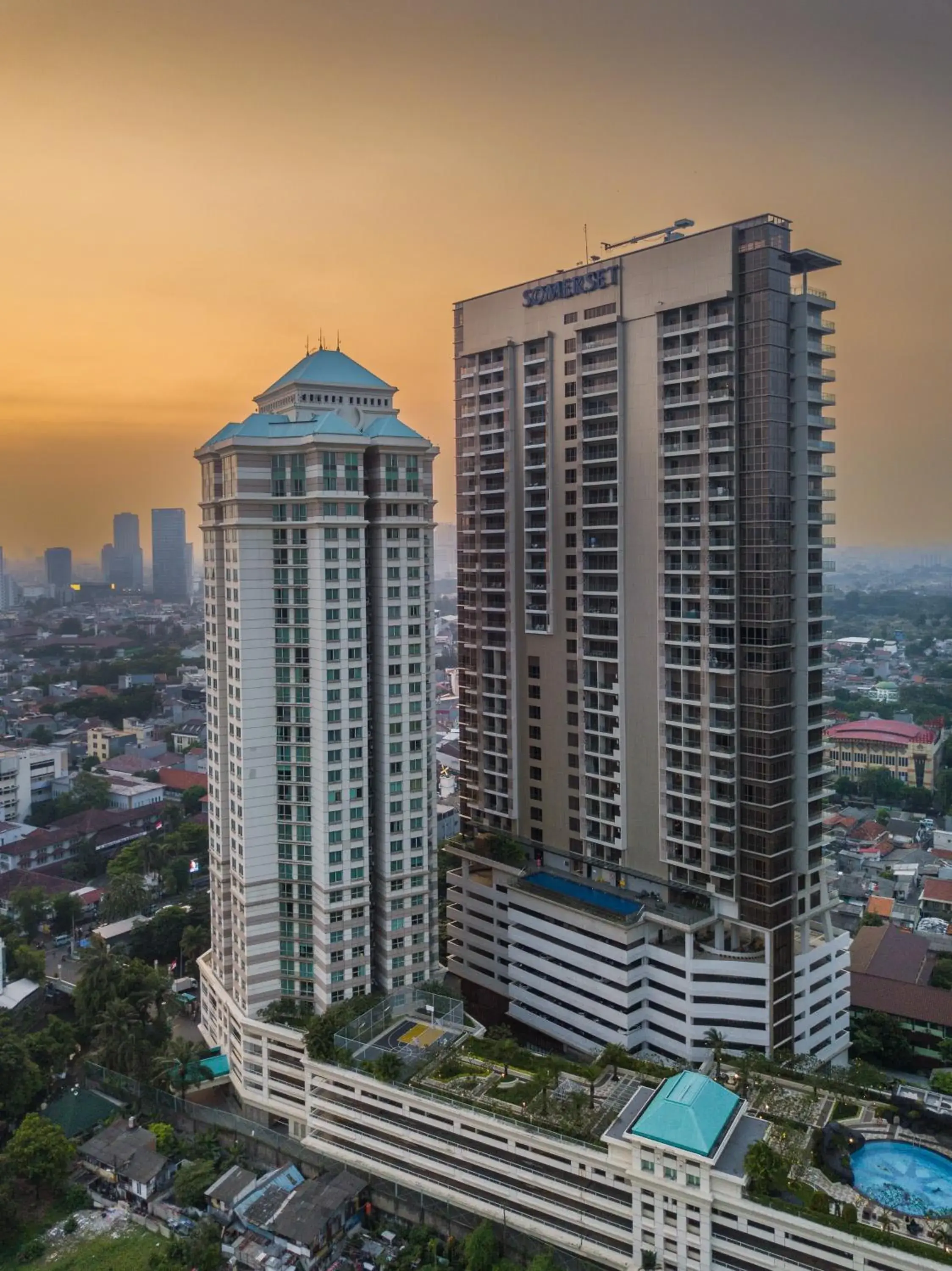 Property building in Somerset Sudirman Jakarta Property building in Somerset Sudirman Jakarta